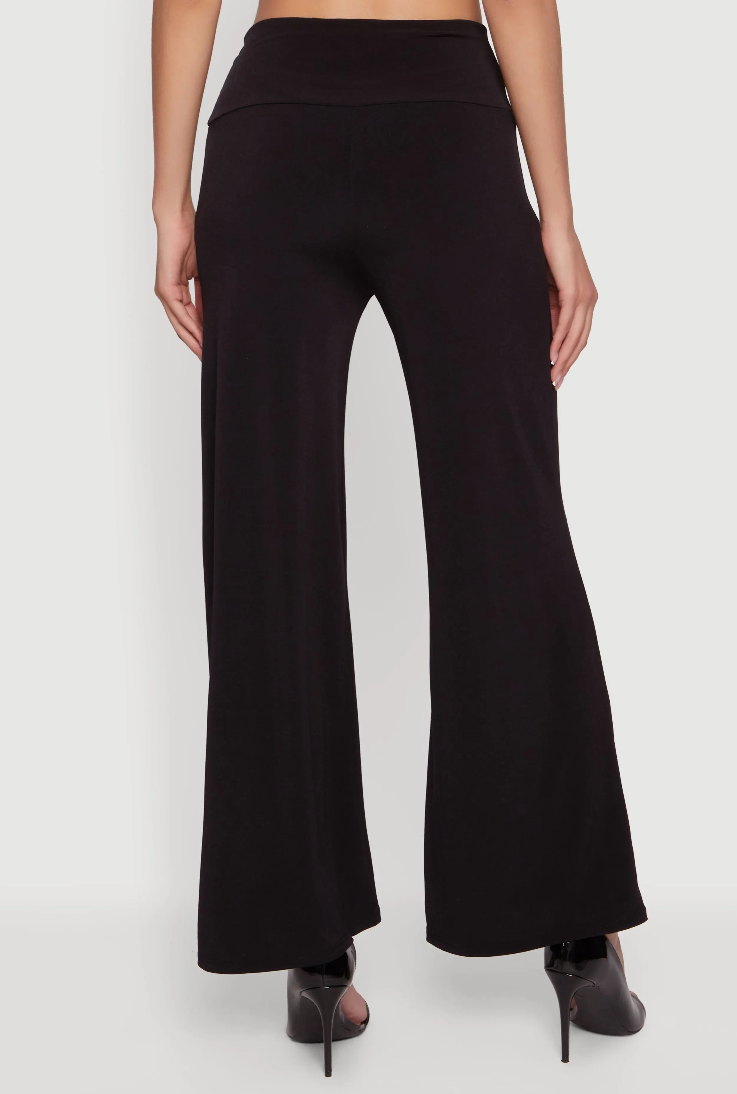 High Waisted Pull On Wide Leg Pants sold by Rainbow product image thumbnail 5
