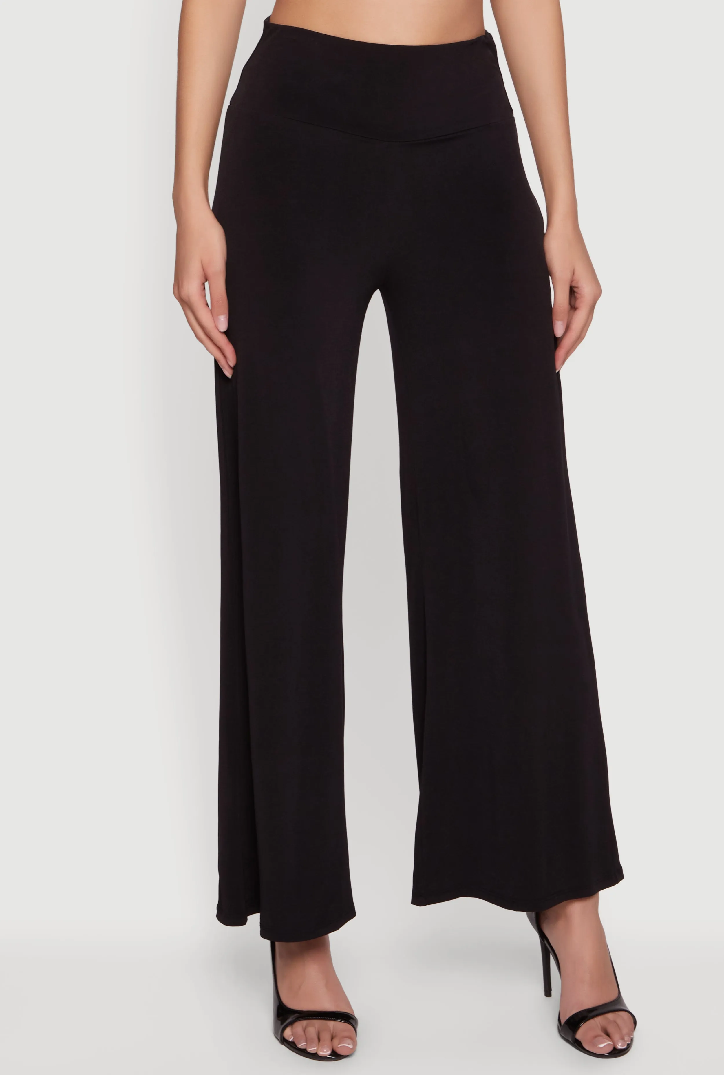 High Waisted Pull On Wide Leg Pants sold by Rainbow product image thumbnail 3