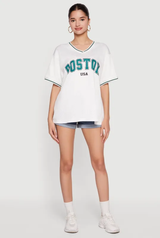 City Graphic Jersey Top made by Rainbow