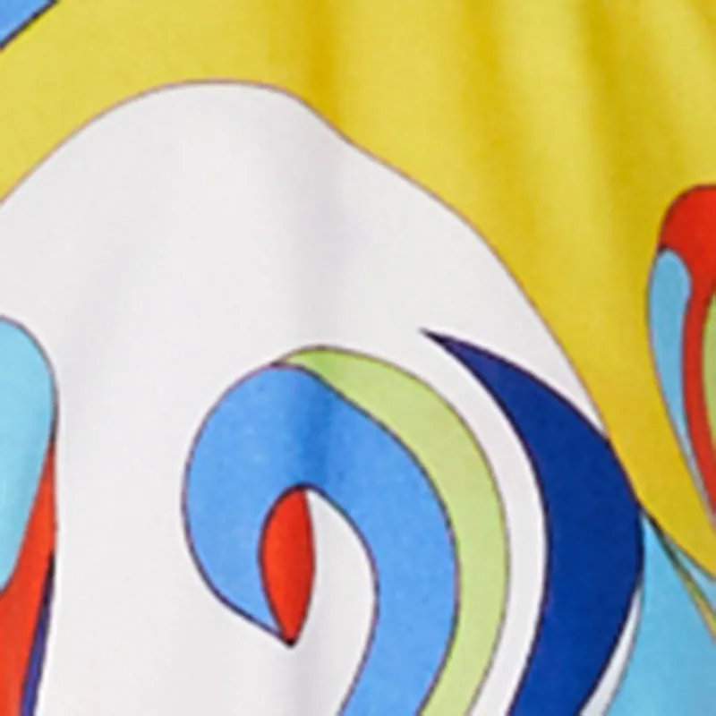 Abstract Print Cowl Neck Cropped Halter Top sold by Rainbow product image thumbnail 4