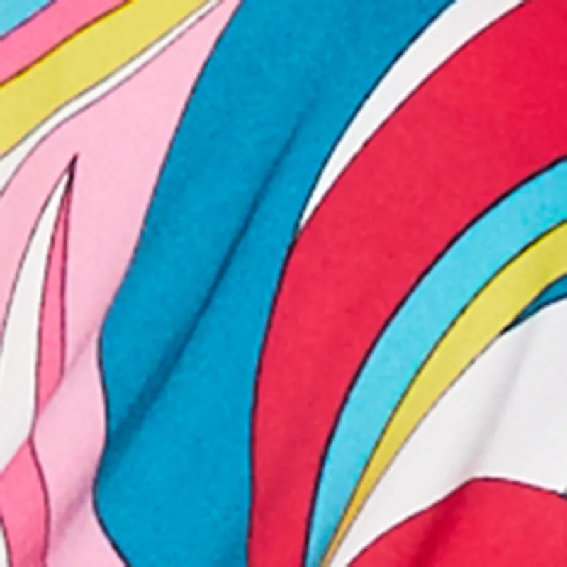 Abstract Print Cowl Neck Cropped Halter Top sold by Rainbow product image thumbnail 4