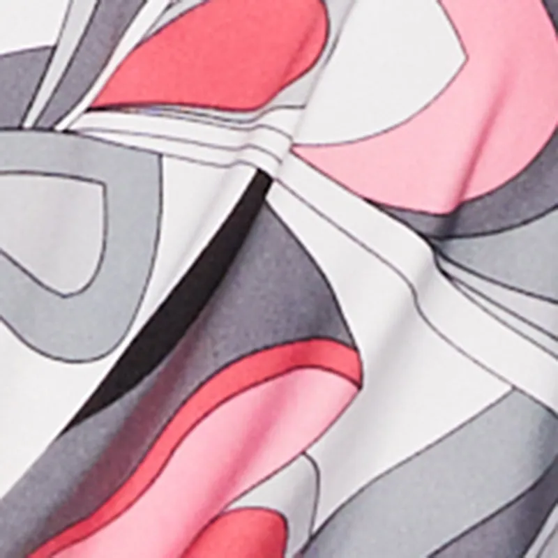 Abstract Print Cowl Neck Cropped Halter Top sold by Rainbow product image thumbnail 4