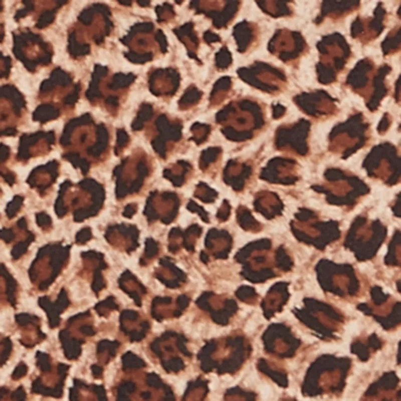 Leopard Print Tie Back Keyhole Cami Midi Dress sold by Rainbow product image thumbnail 4