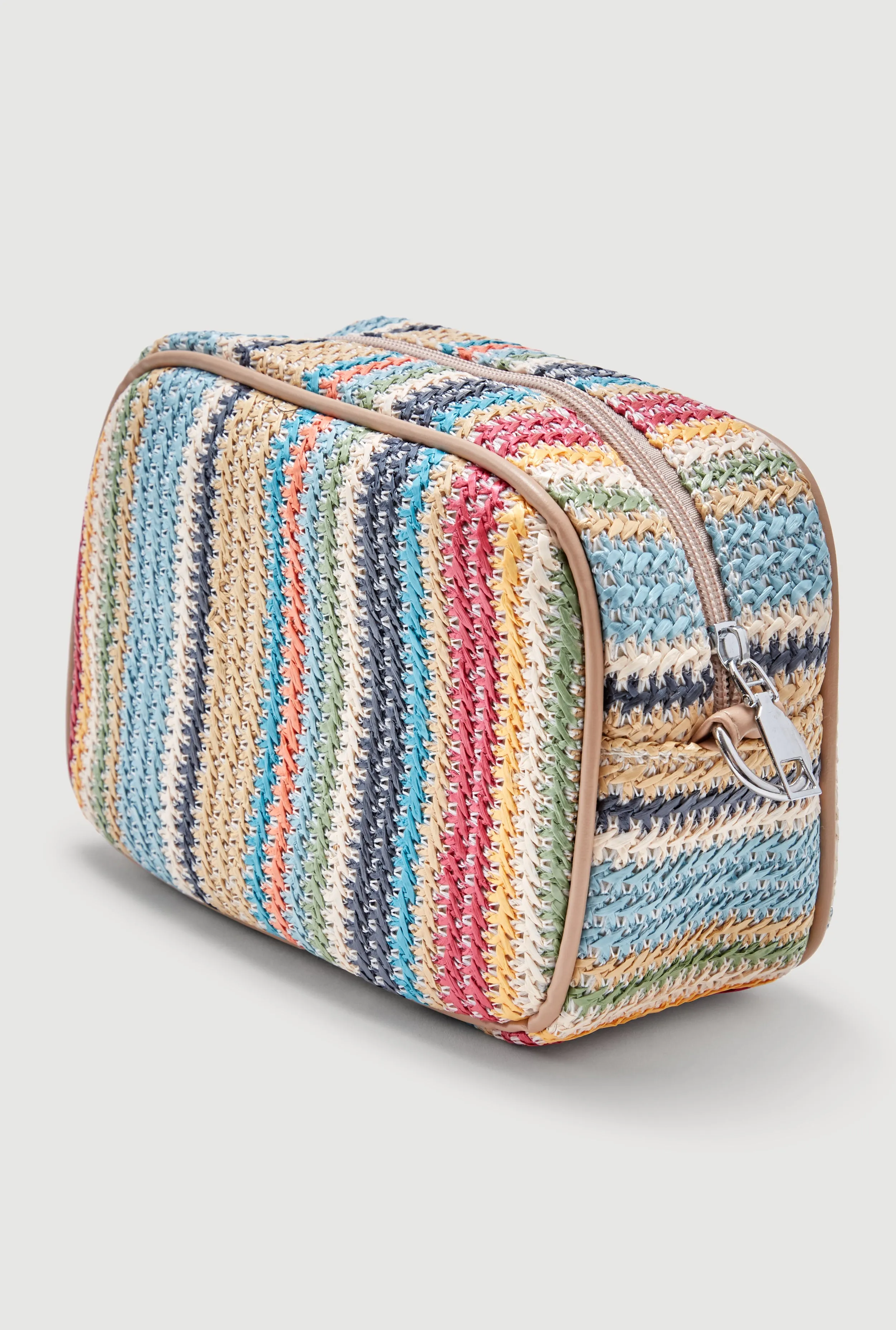 Striped Raffia Convertible Clutch sold by Rainbow product image thumbnail 5