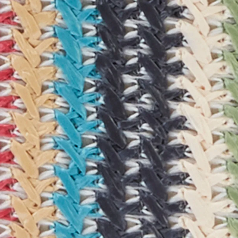 Striped Raffia Convertible Clutch sold by Rainbow product image thumbnail 4