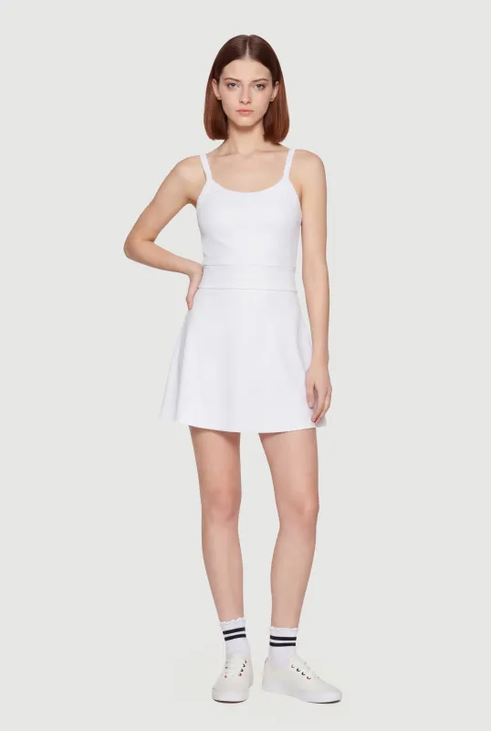 Solid Lined Cami Tennis Dress sold by Rainbow