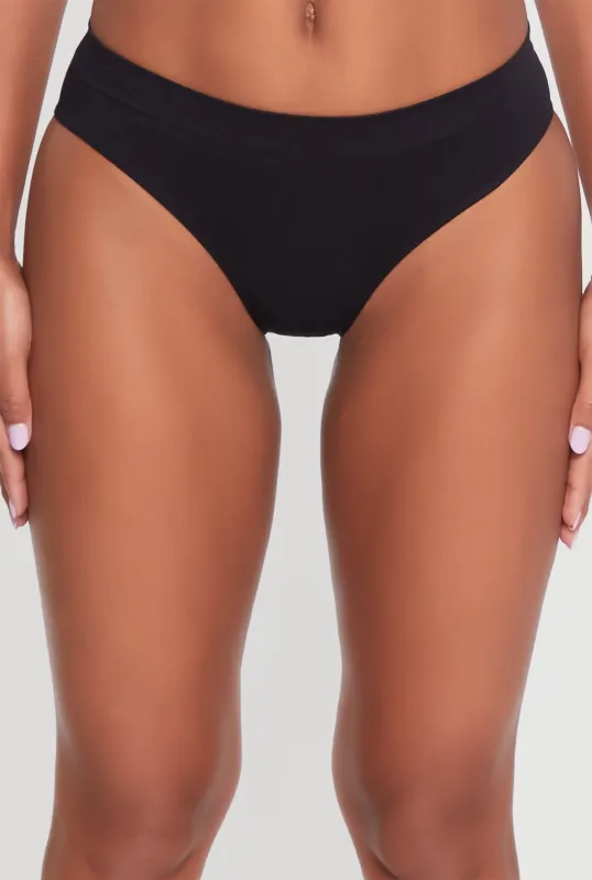 Basic Seamless Solid Bikini Panty made by Rainbow