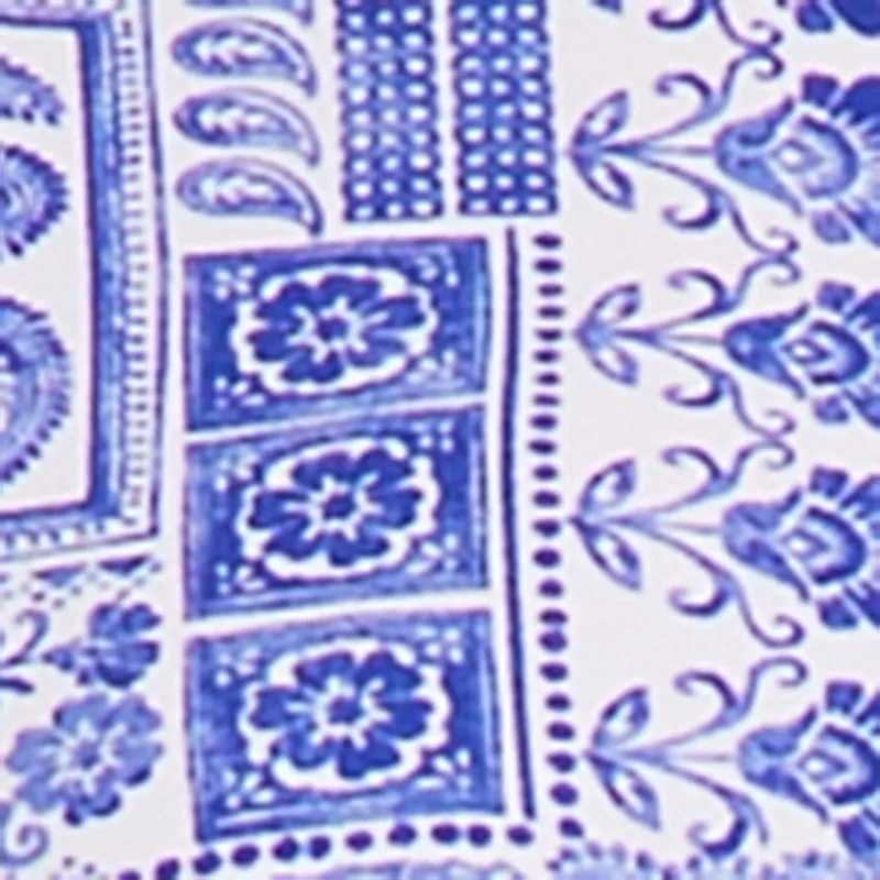 Patterned Drawstring Waist Crop Top sold by Rainbow product image thumbnail 4