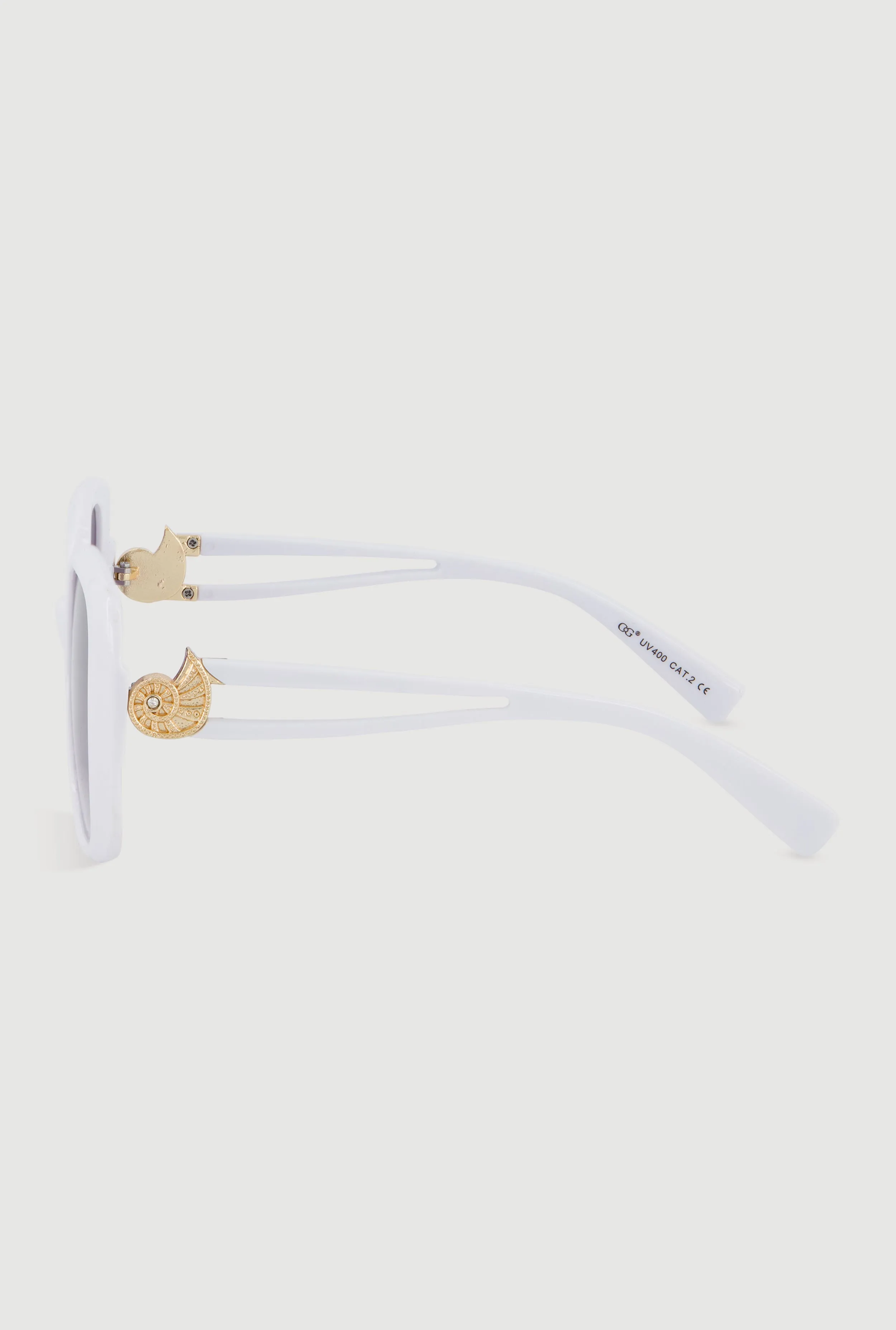 Metallic Seashell Detail Sunglasses sold by Rainbow product image thumbnail 5