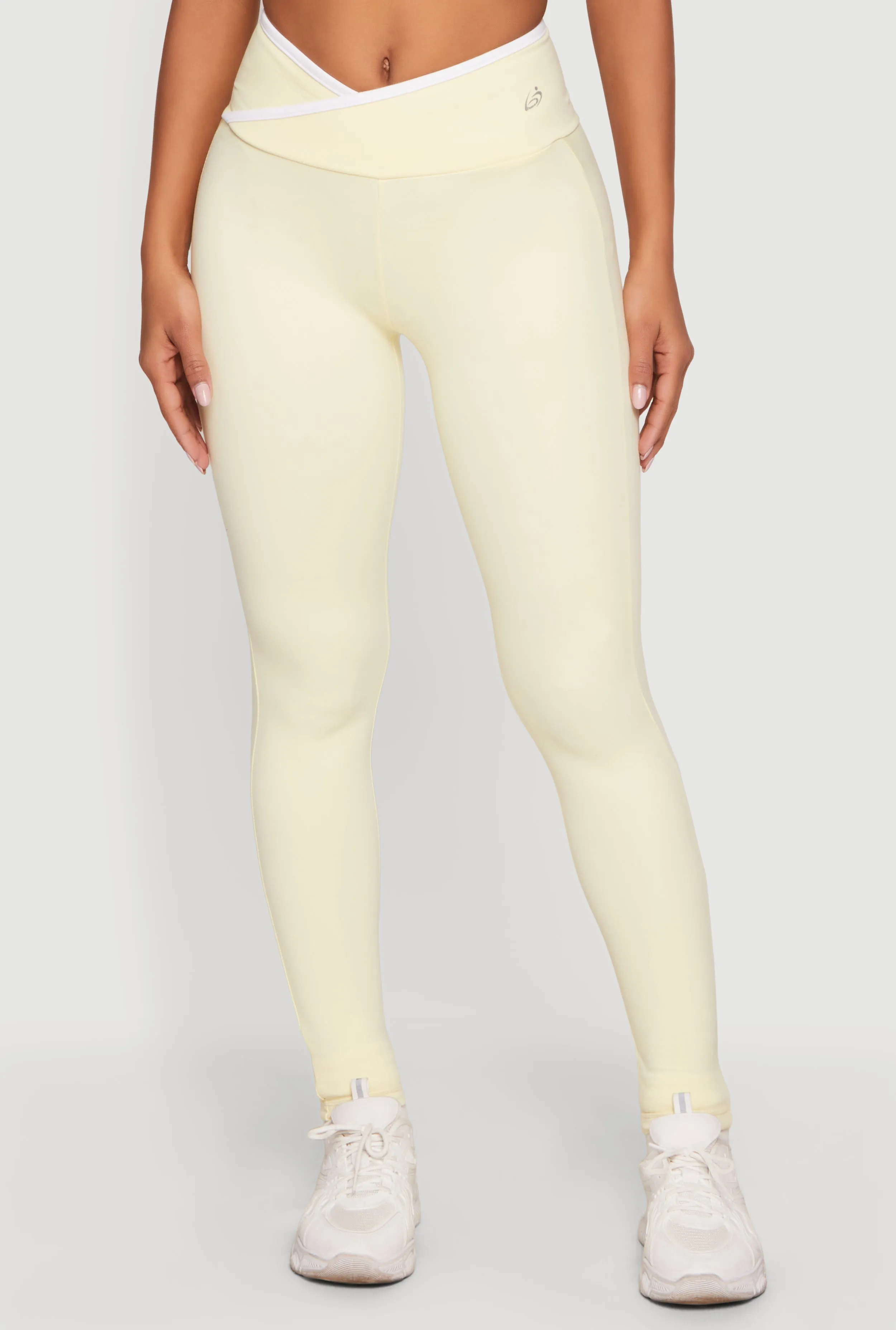 Contrast Trim Crossover Leggings sold by Rainbow product image thumbnail 3