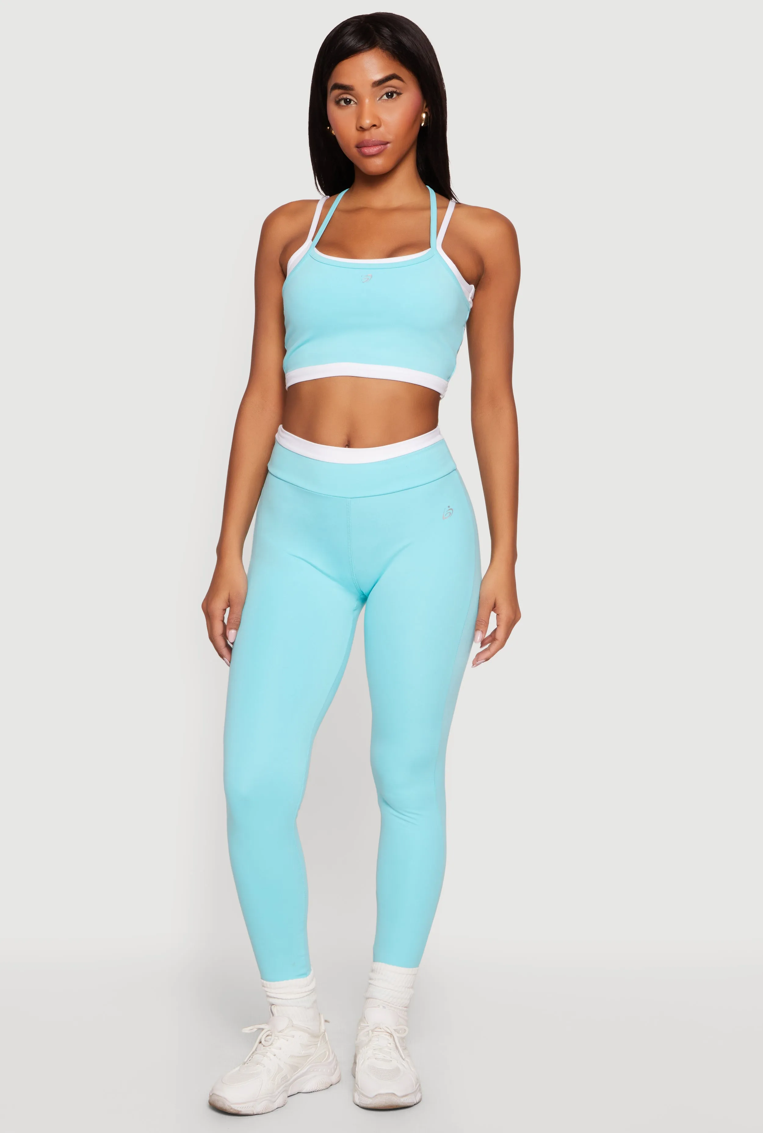 Contrast Waistband Leggings sold by Rainbow