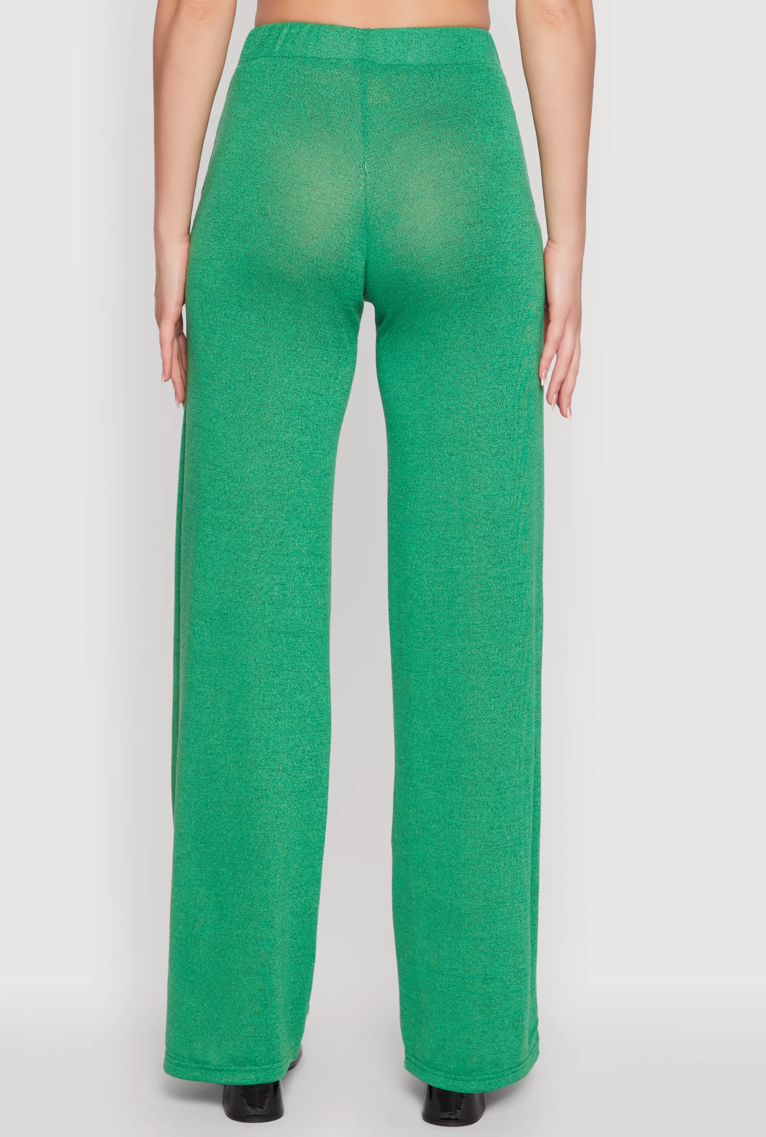 Daisy High Waisted Straight Leg Brushed Knit Pants sold by Rainbow product image thumbnail 5