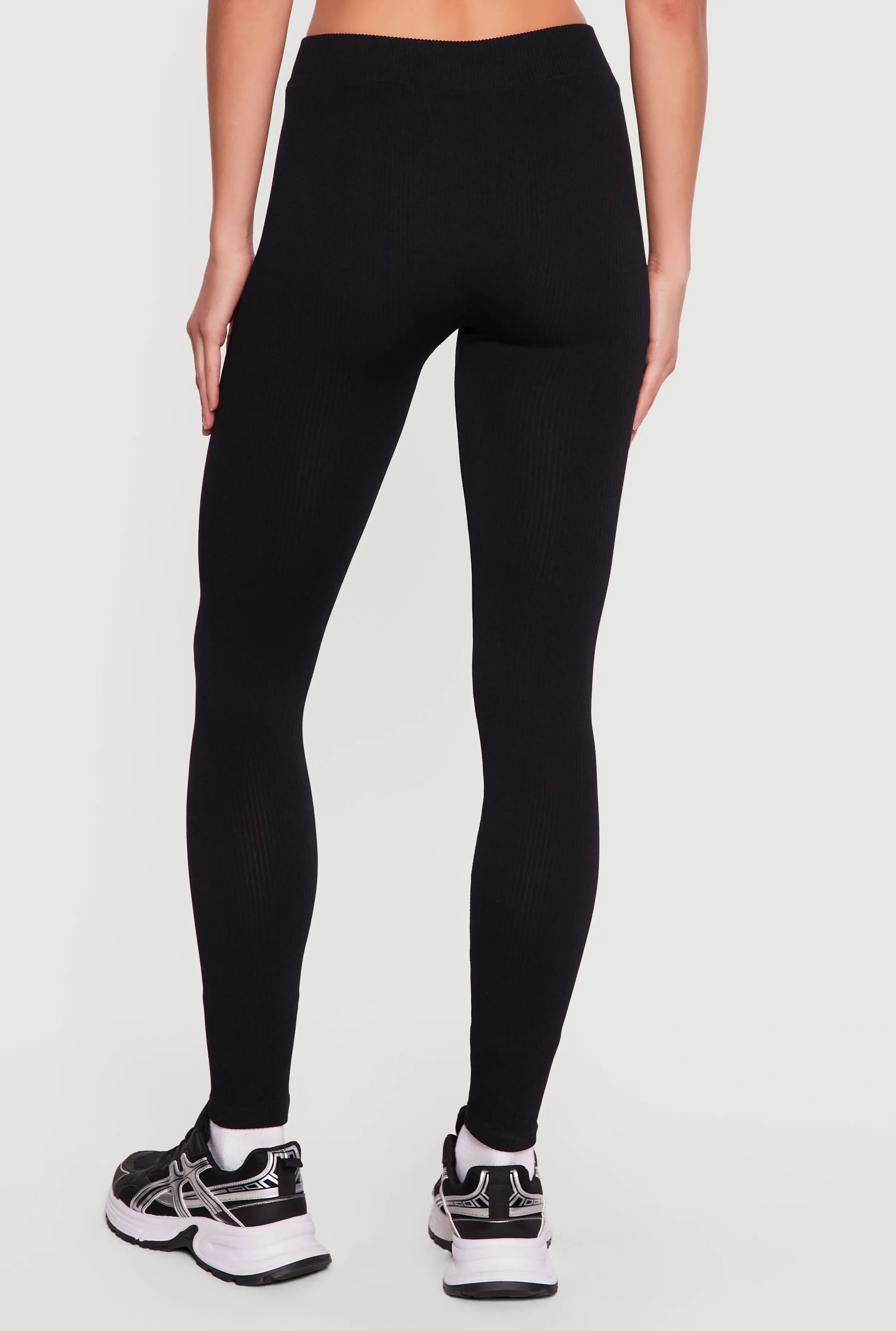 Ribbed Knit Basic Leggings sold by Rainbow product image thumbnail 5