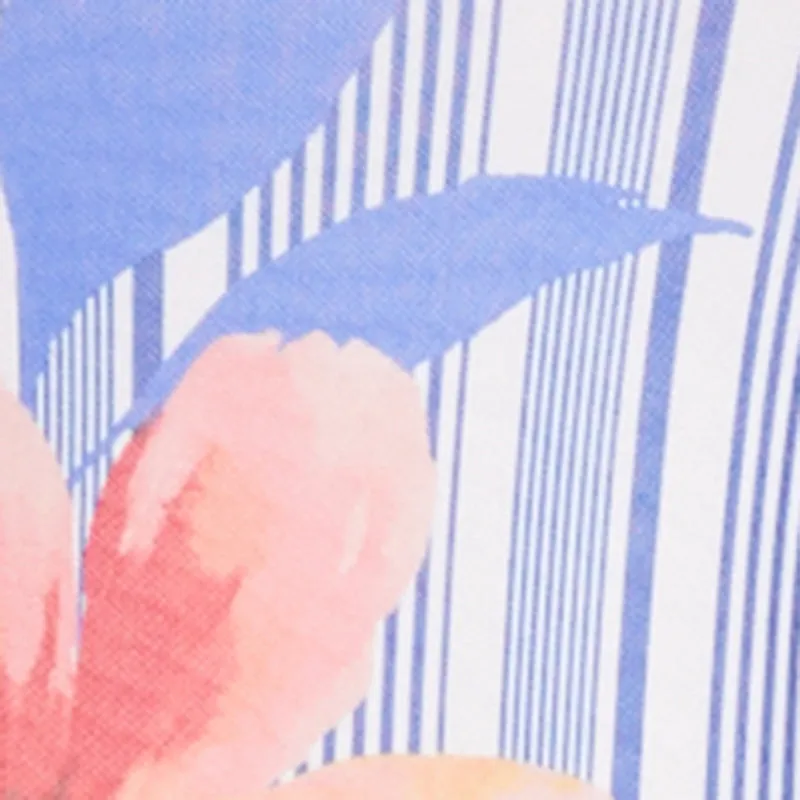 Plus Size Sleeveless Floral Striped Maxi Dress sold by Rainbow product image thumbnail 4