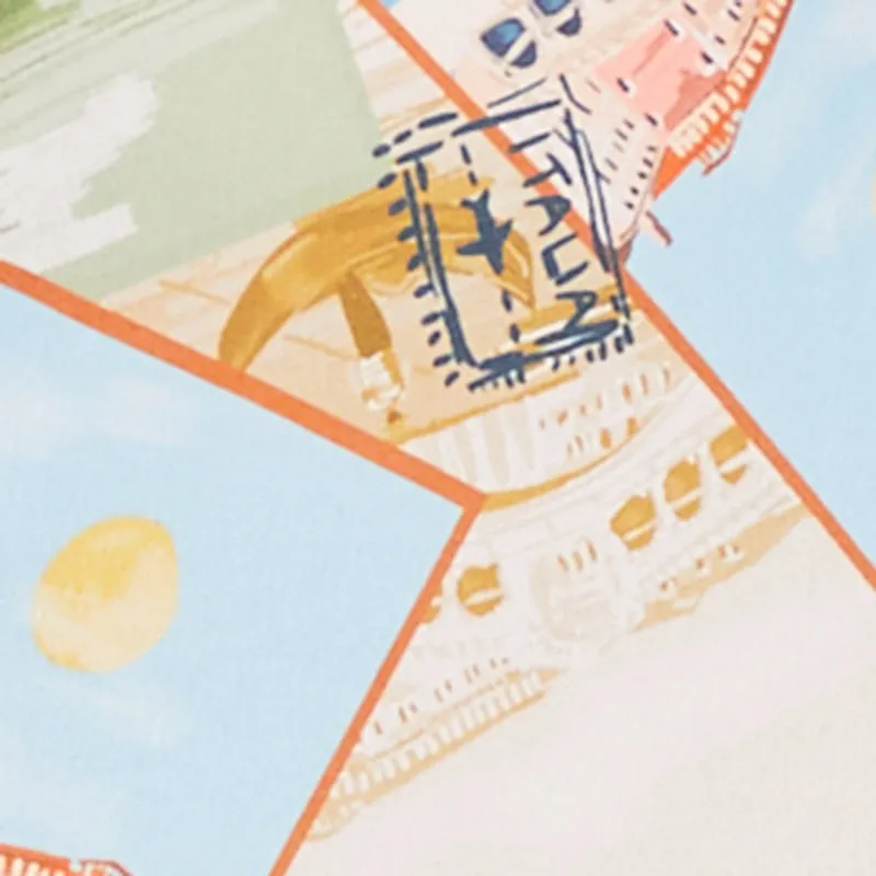 Plus Size Postcard Print Cami Maxi Dress sold by Rainbow product image thumbnail 4