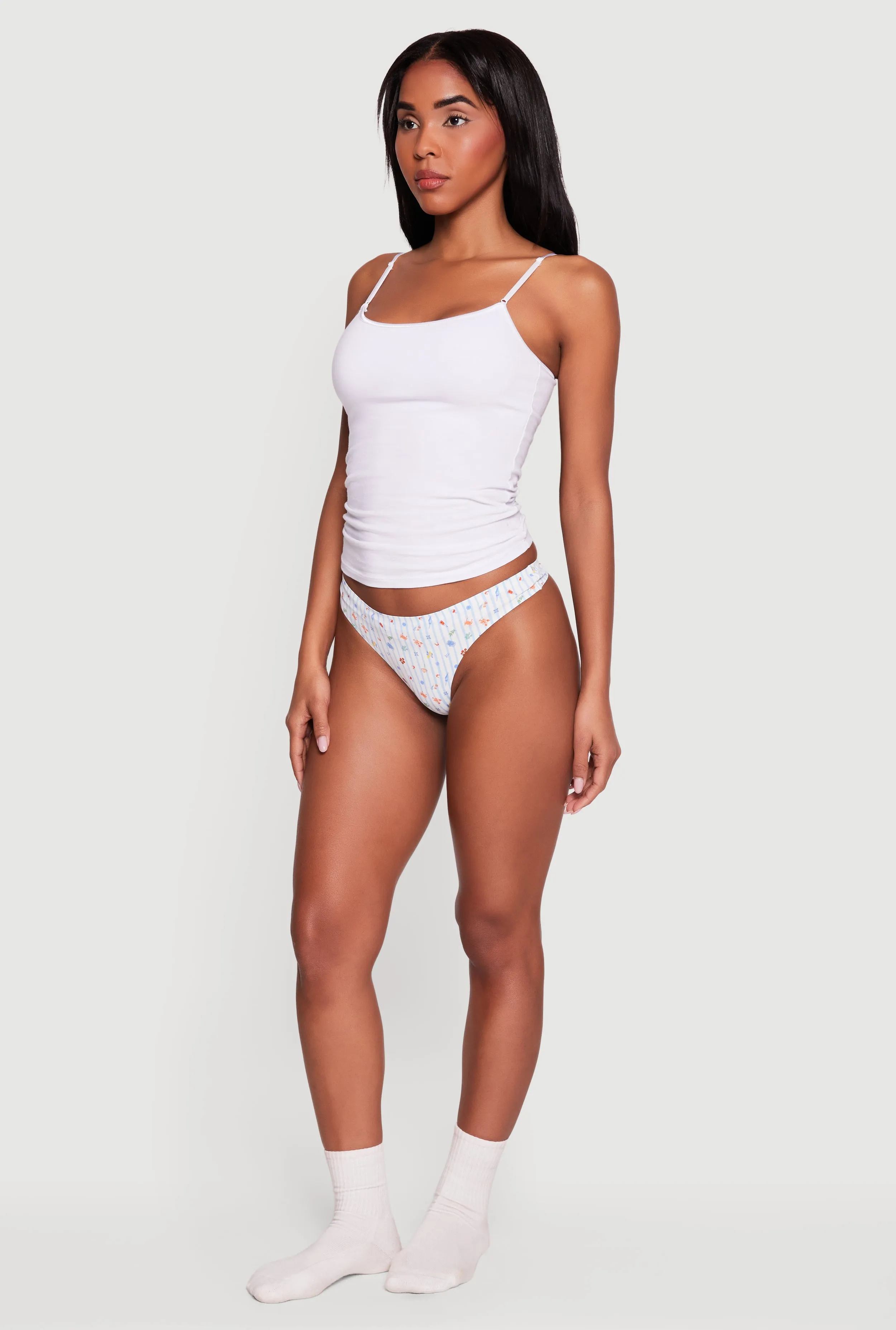 Lobster Print Seamless Laser Cut Thong Panty sold by Rainbow product image thumbnail 3