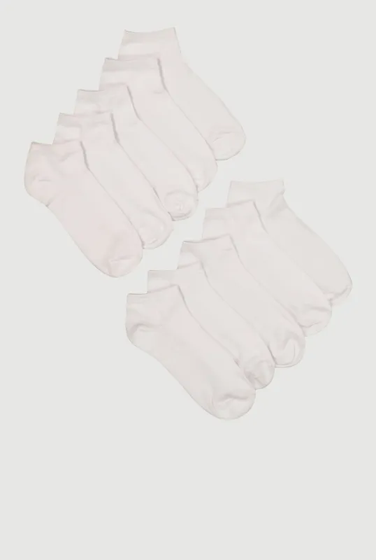 Low Cut Socks 10 Pack made by Rainbow