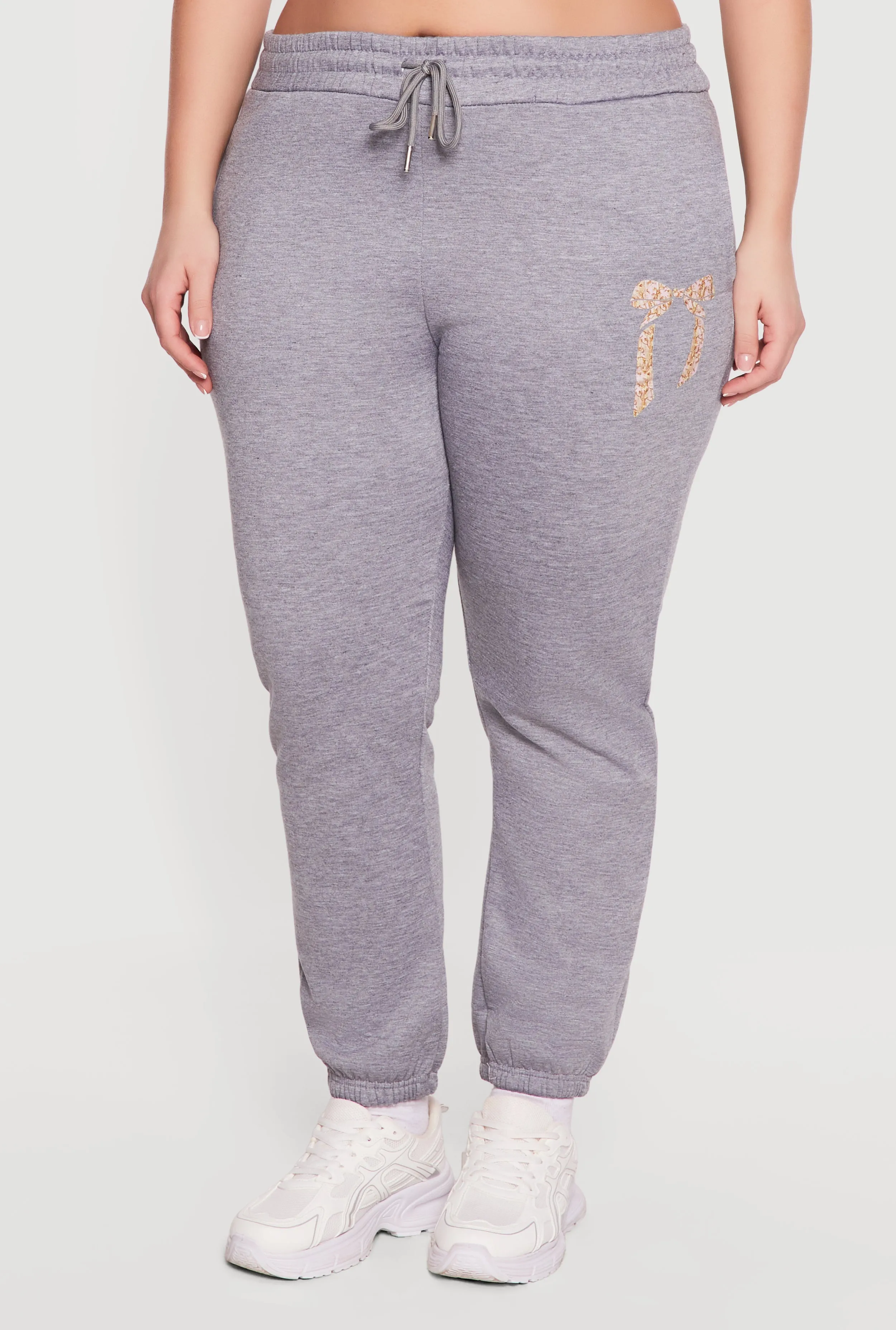 Plus Size Bow Graphic Detail Sweatpants sold by Rainbow product image thumbnail 3