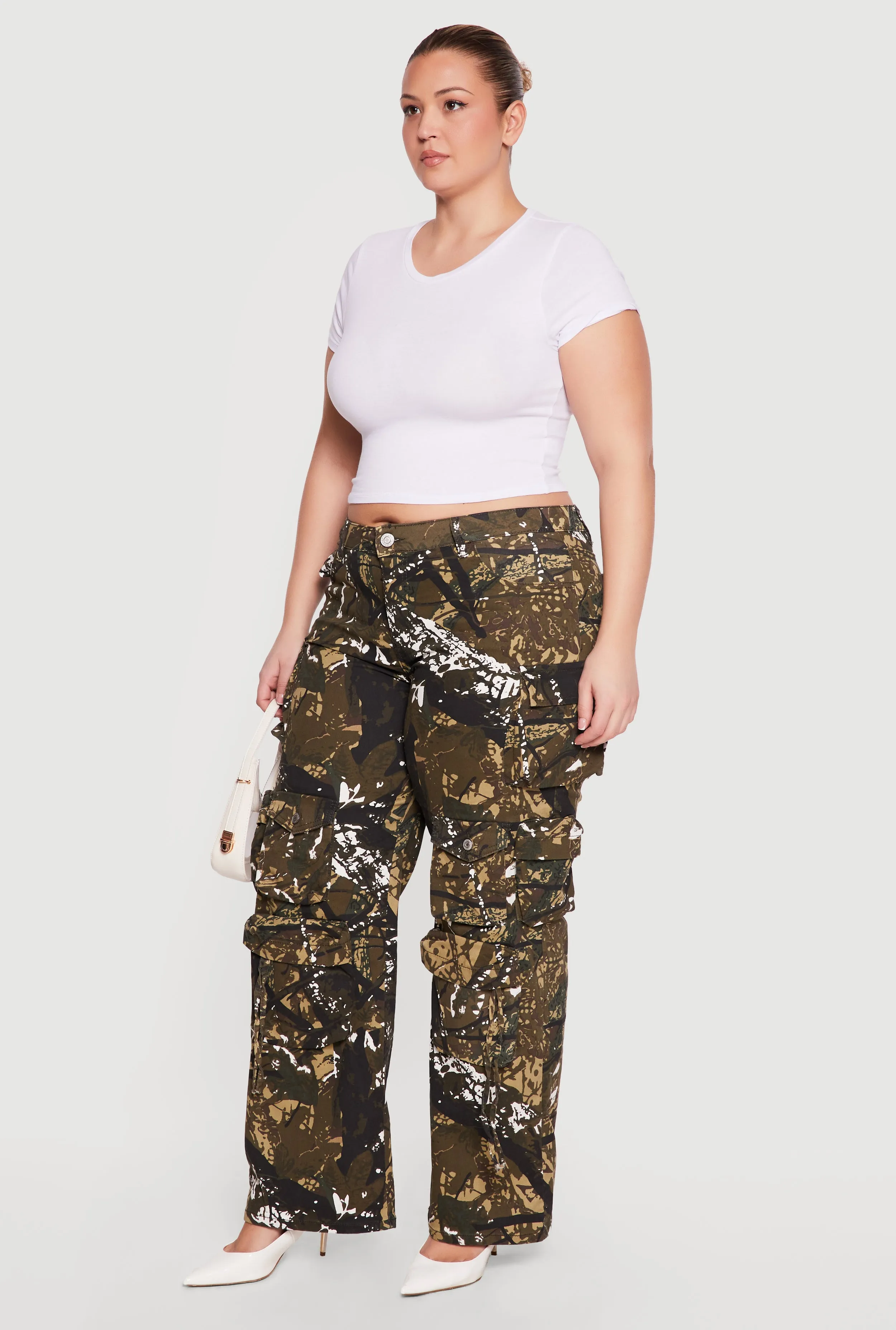 Plus Size VIP Hunter Camo Cargo Pocket Pants sold by Rainbow product image thumbnail 2