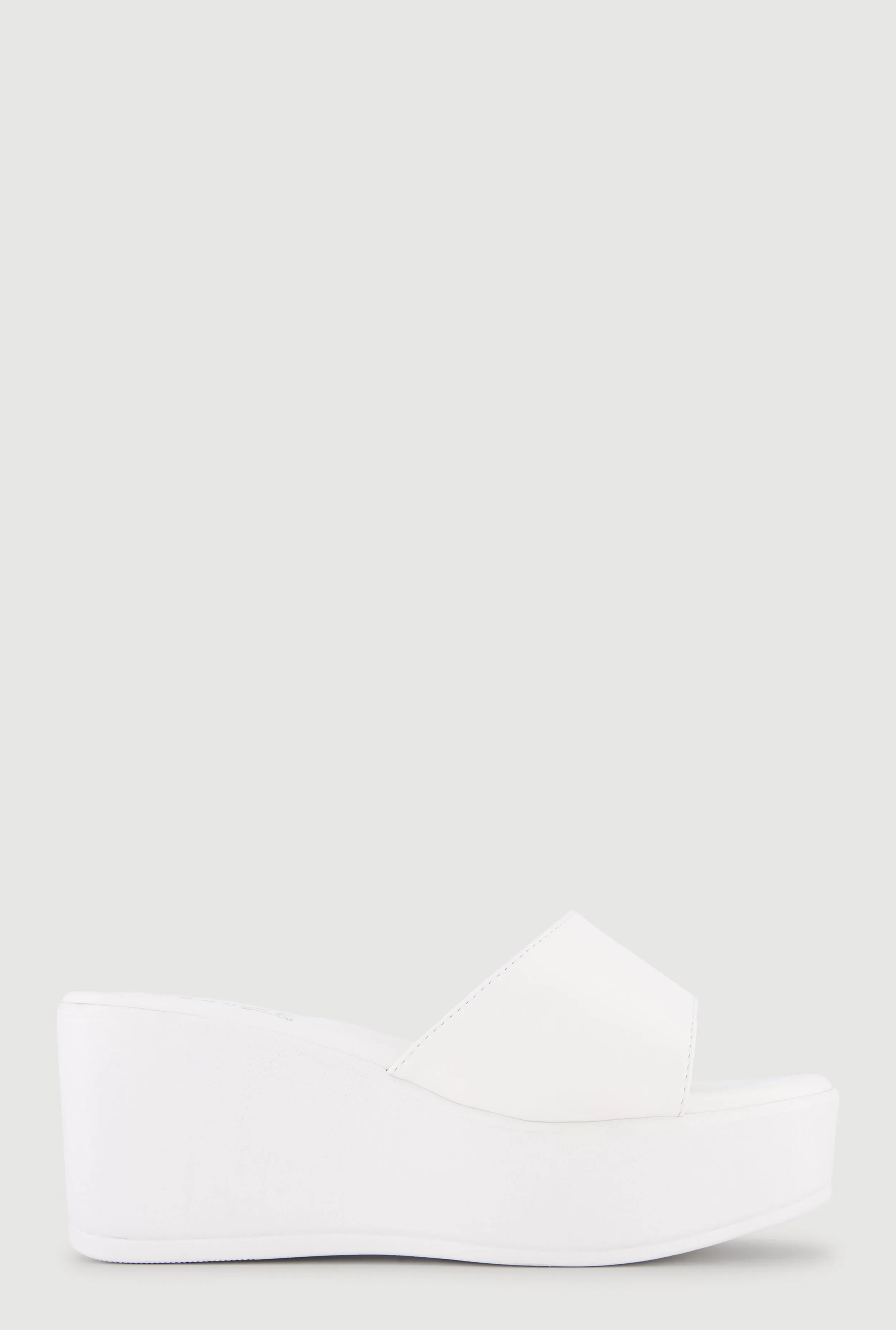 Open Toe Platform Wedge Slide Sandals sold by Rainbow product image thumbnail 2