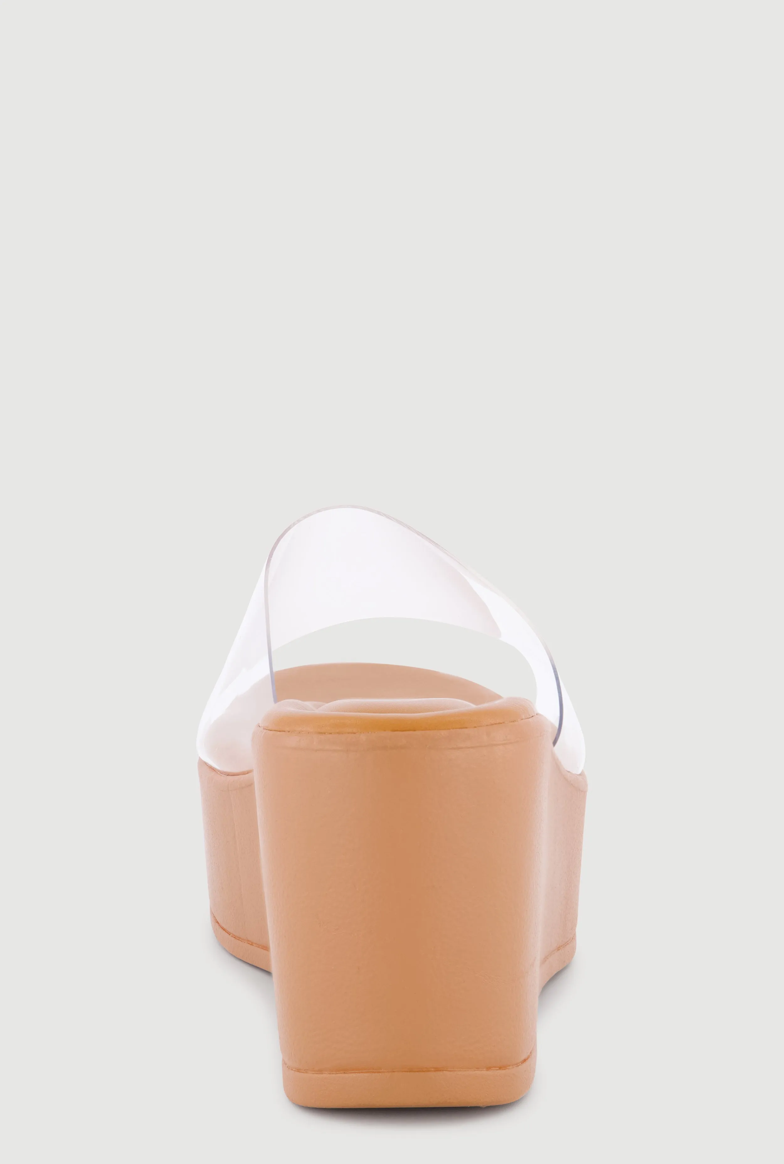 Open Toe Platform Wedge Slide Sandals sold by Rainbow product image thumbnail 3