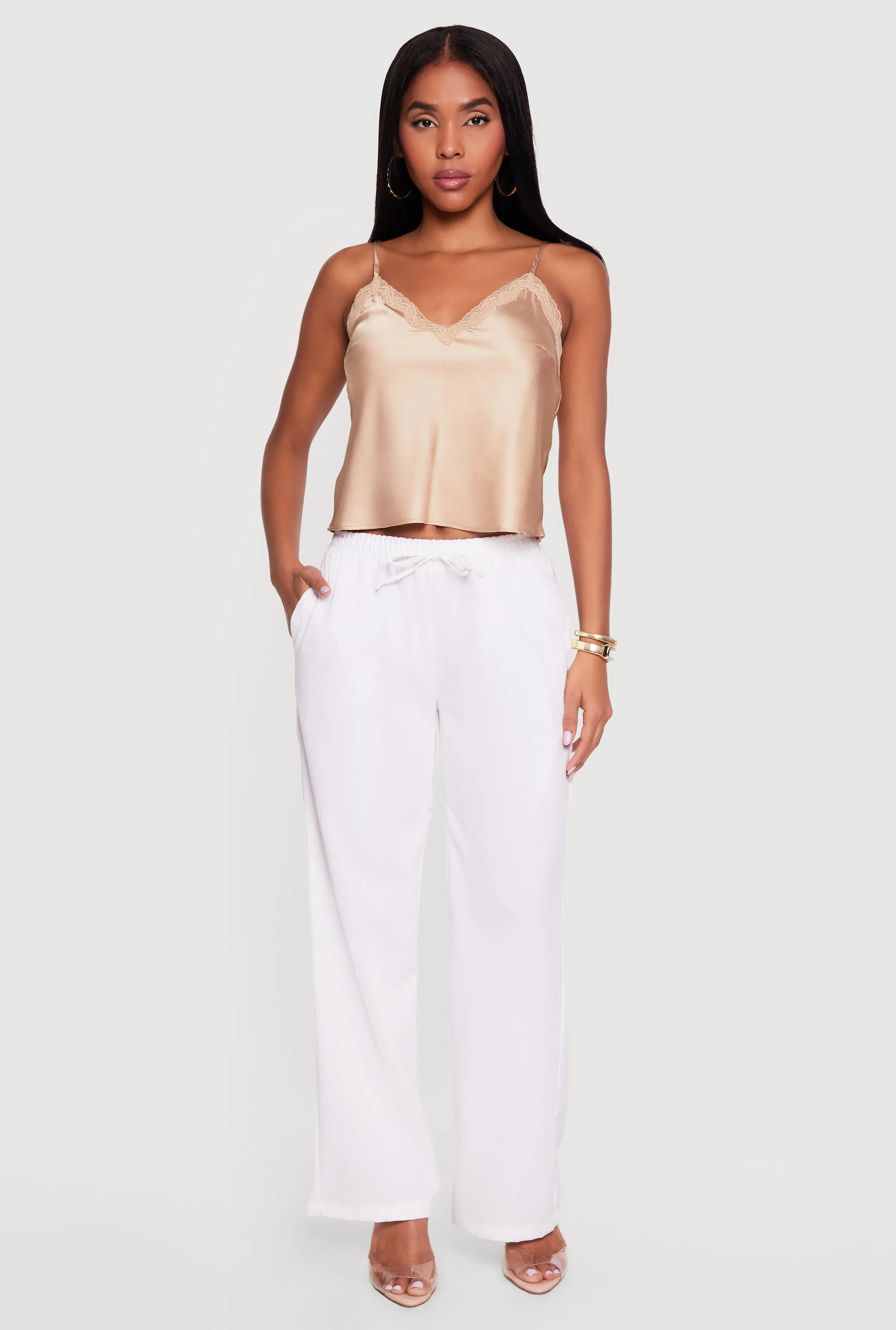 Wide Leg Linen Pants sold by Rainbow product image thumbnail 2