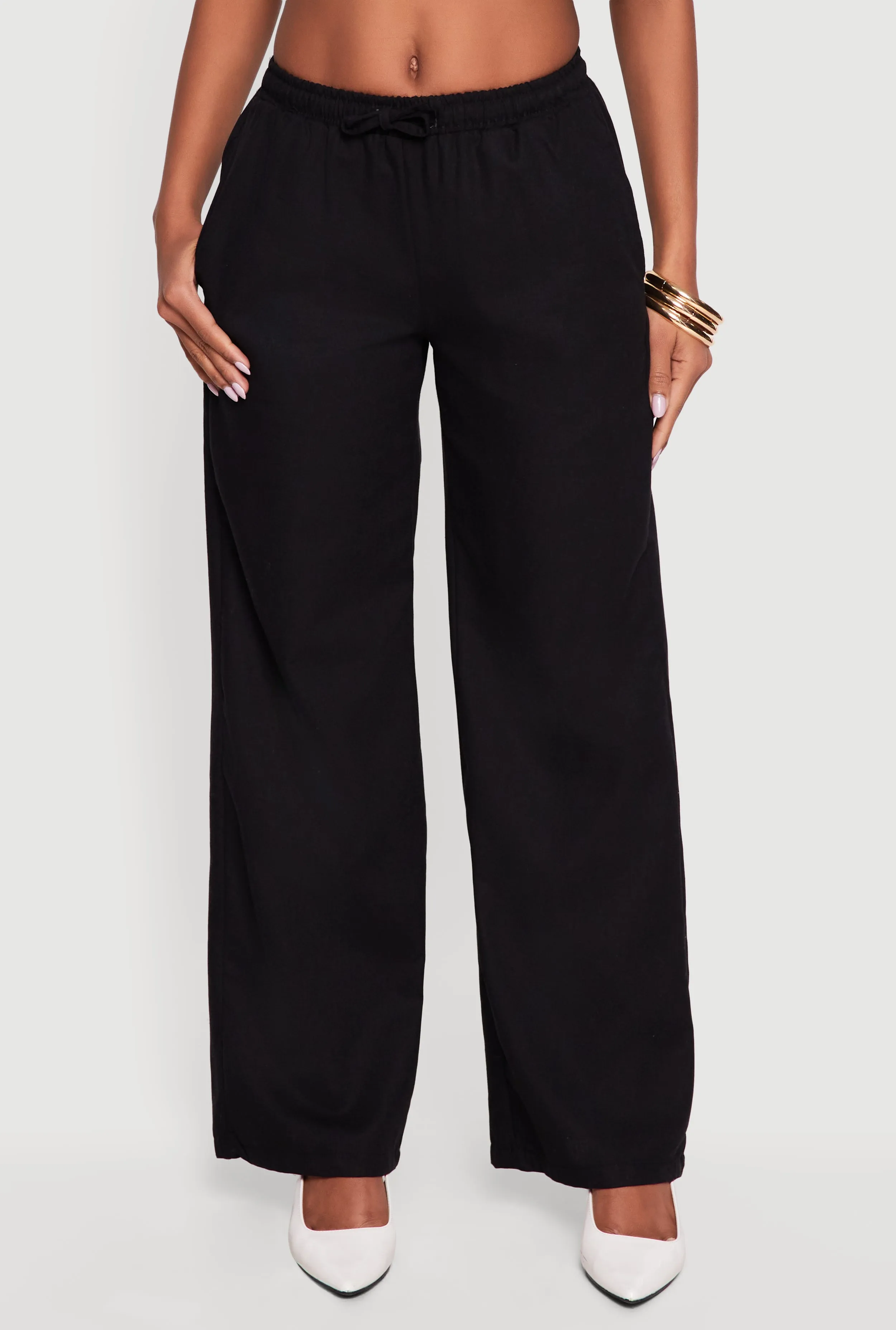 Wide Leg Linen Pants sold by Rainbow product image thumbnail 3