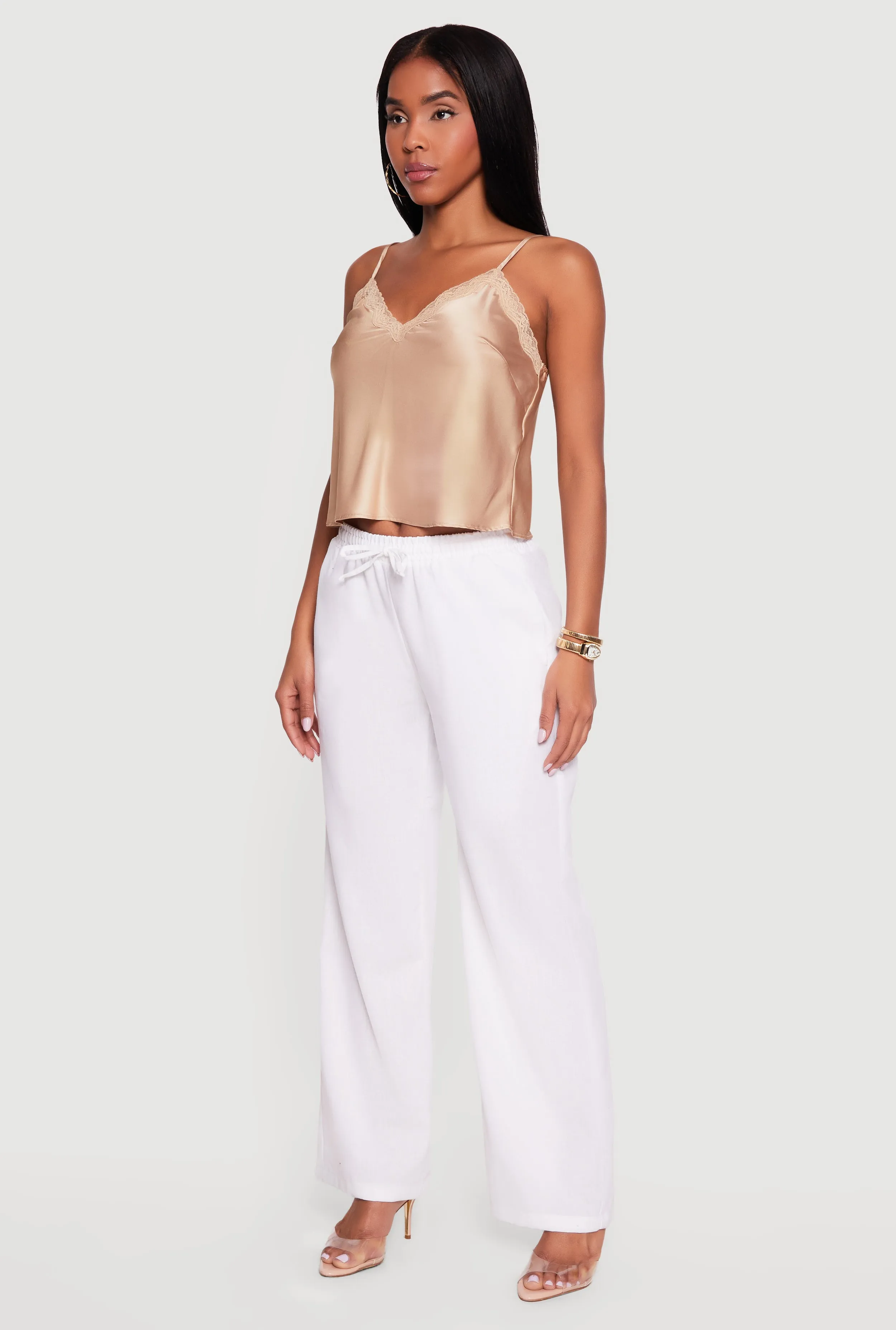 Wide Leg Linen Pants sold by Rainbow product image thumbnail 2