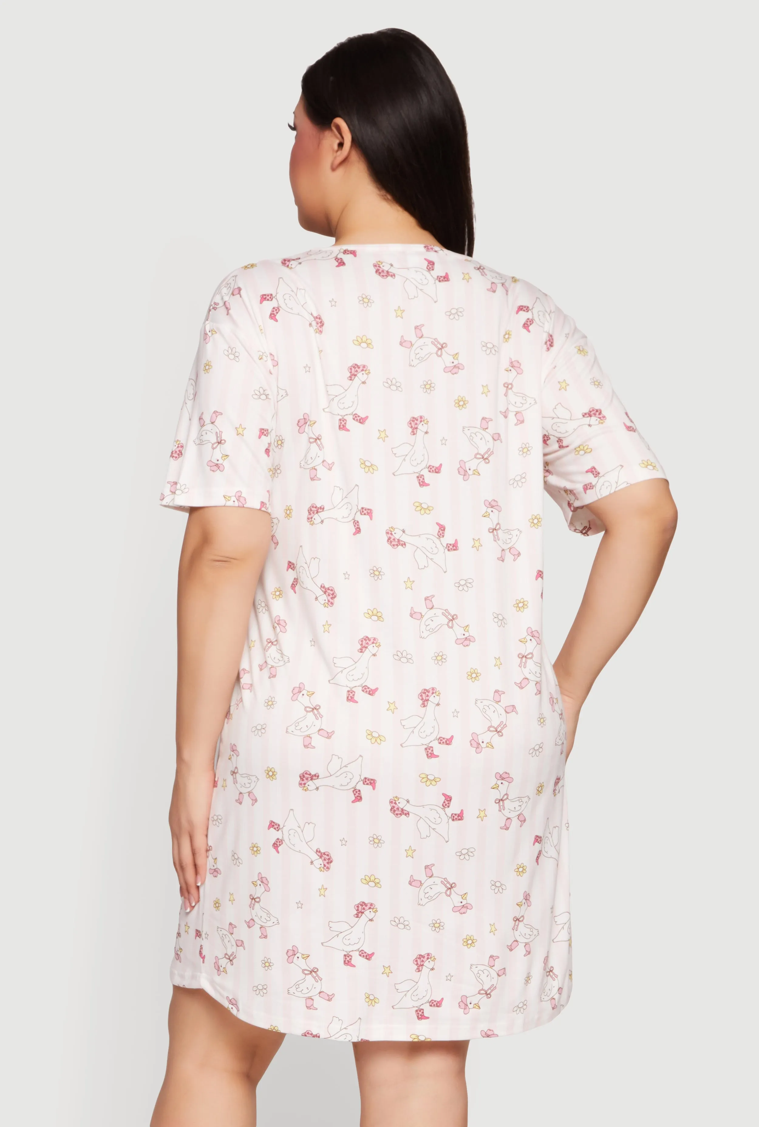 Plus Size Silly Goose on The Loose Graphic Sleepshirt sold by Rainbow product image thumbnail 2