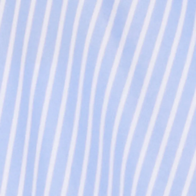 Plus Size Pinstripe Sleeveless Button Front Tunic Blouse sold by Rainbow product image thumbnail 4