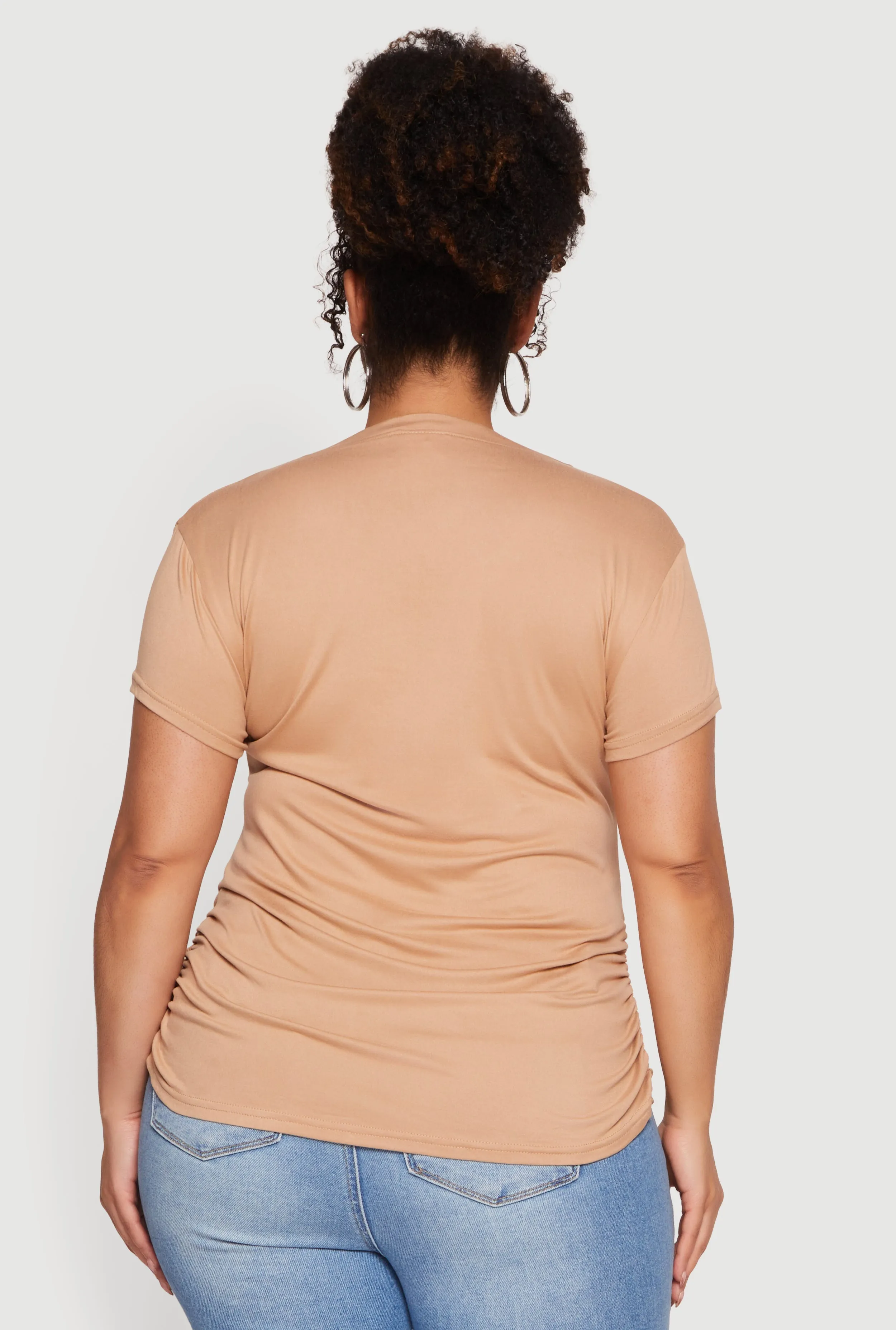 Plus Size Rhinestone Rose Girl Gang Los Angeles Graphic Tee sold by Rainbow product image thumbnail 5