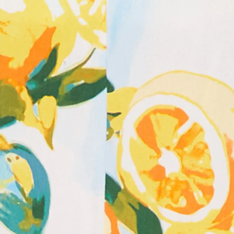 Plus Size Lemon Print Halter Maxi Dress with Pockets sold by Rainbow product image thumbnail 4