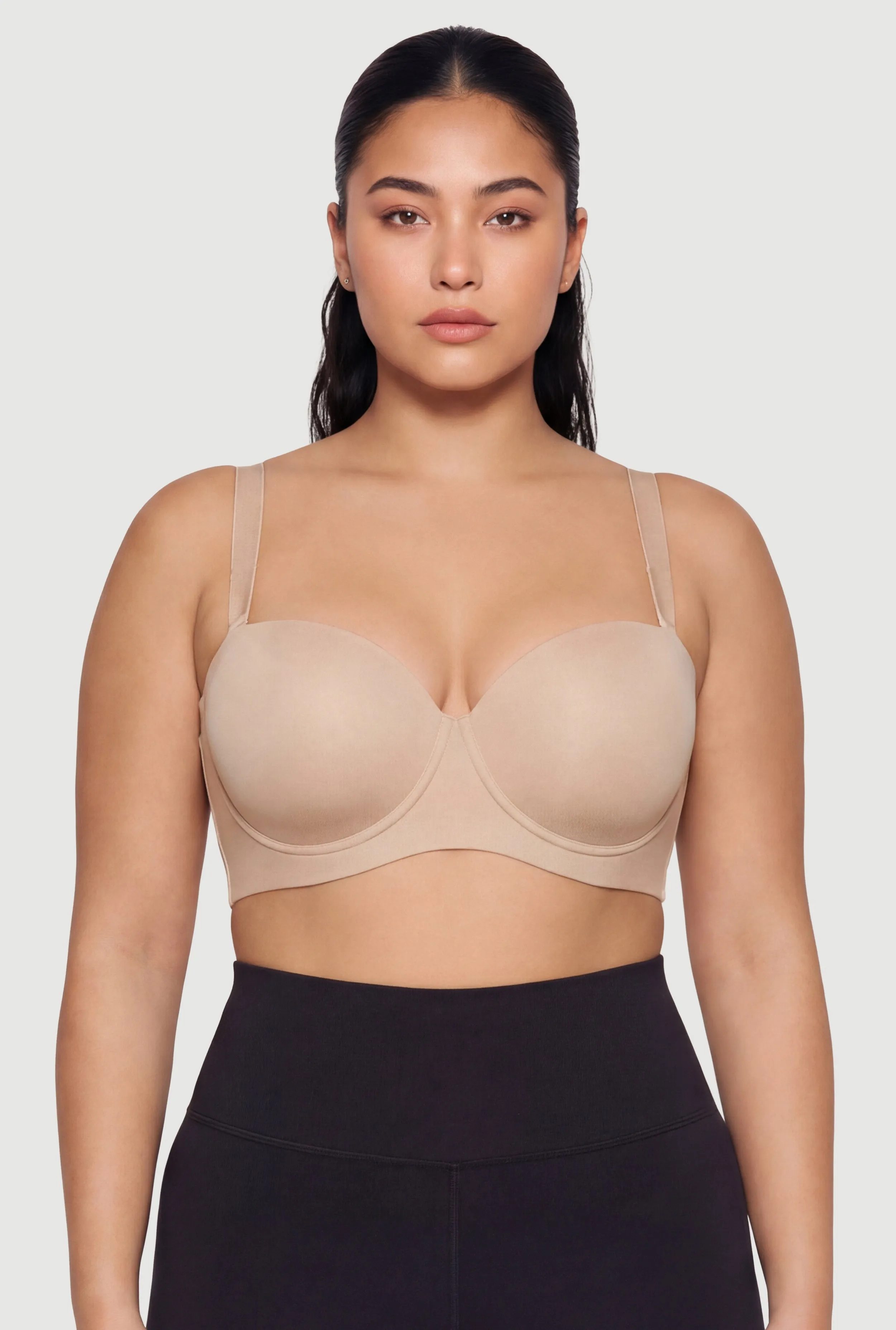 Plus Size Convertible Balconette Bra sold by Rainbow