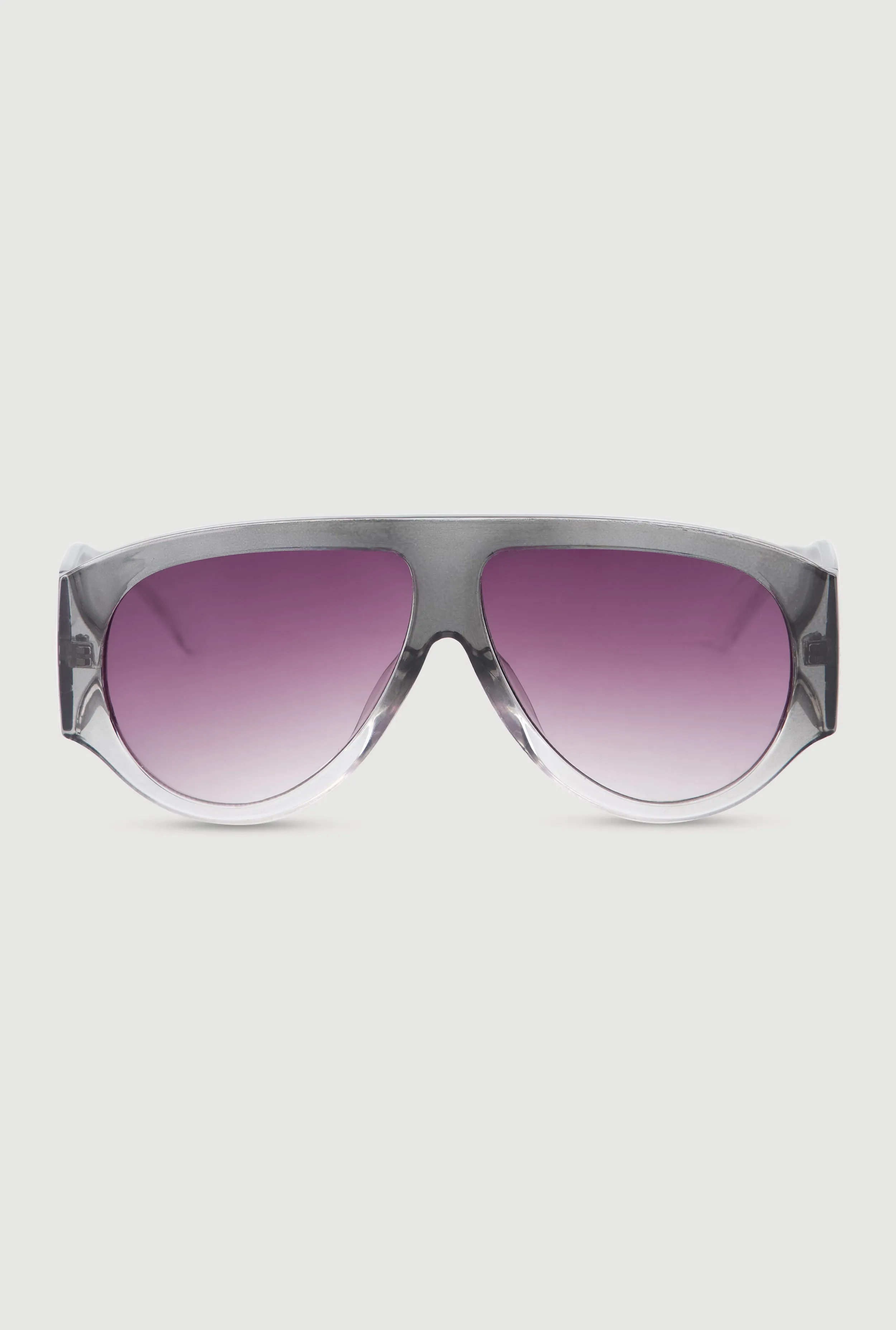Ombre Lens Curved Shield Sunglasses sold by Rainbow product image thumbnail 3