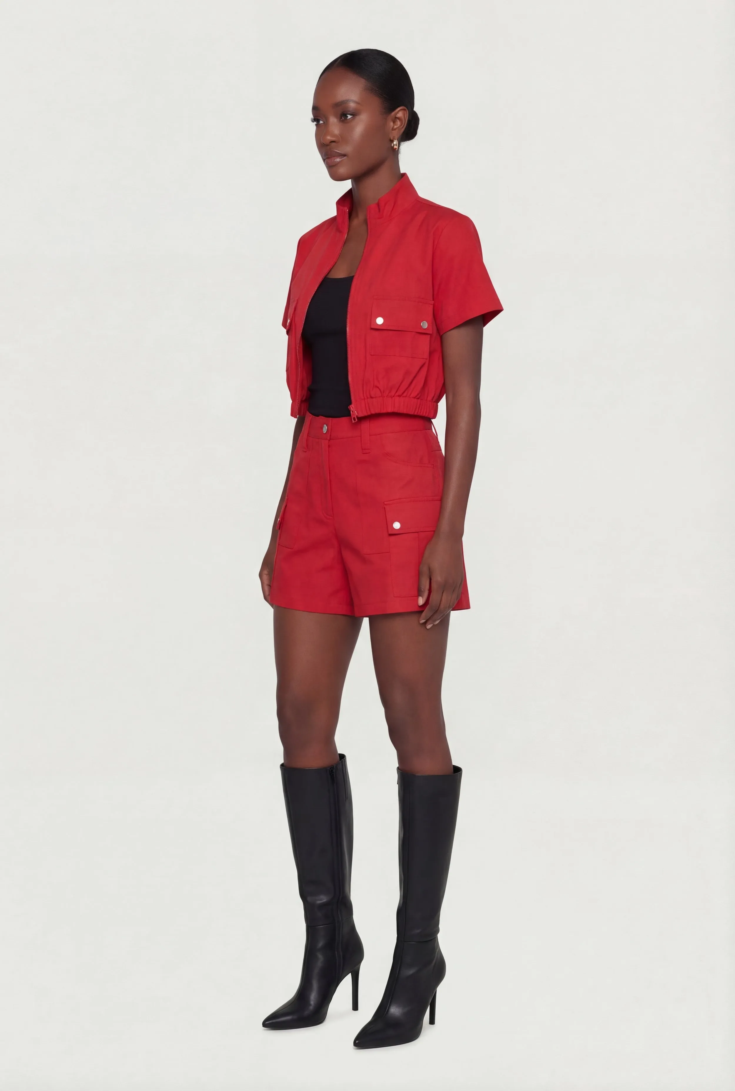 High Waisted Cargo Shorts sold by Rainbow product image thumbnail 2