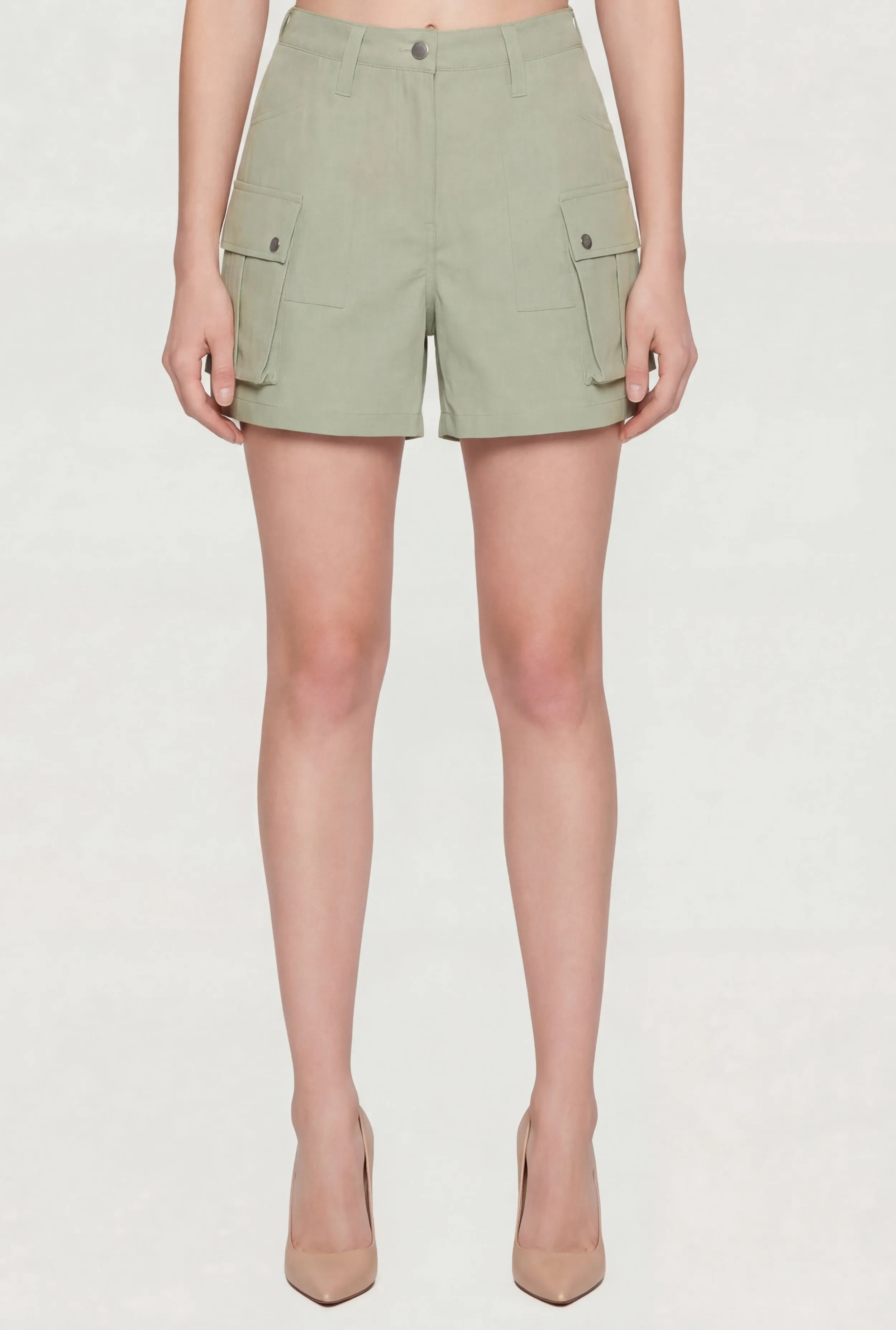 High Waisted Cargo Shorts sold by Rainbow product image thumbnail 3