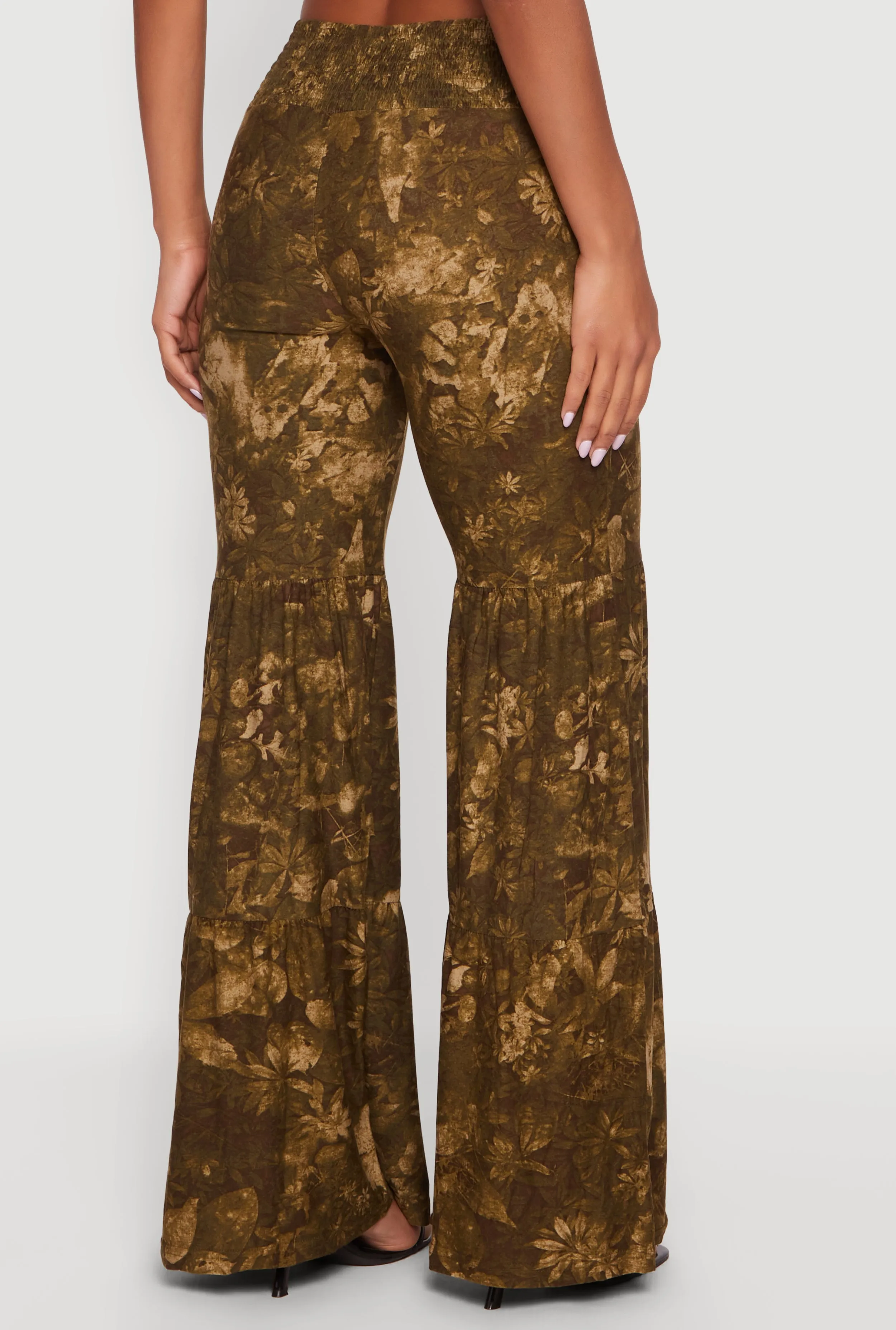 Patterned Tiered Flare Pants sold by Rainbow product image thumbnail 5