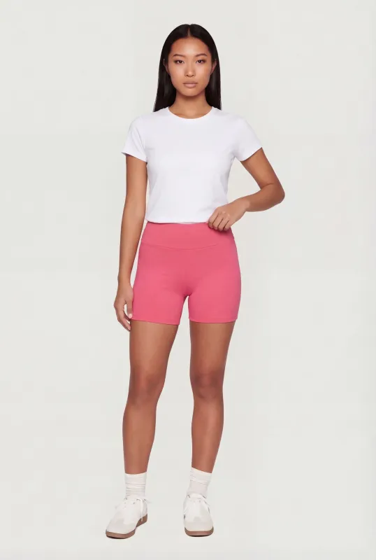 Solid Biker Shorts made by Ambiance