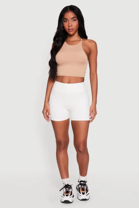 Solid Biker Shorts made by Ambiance