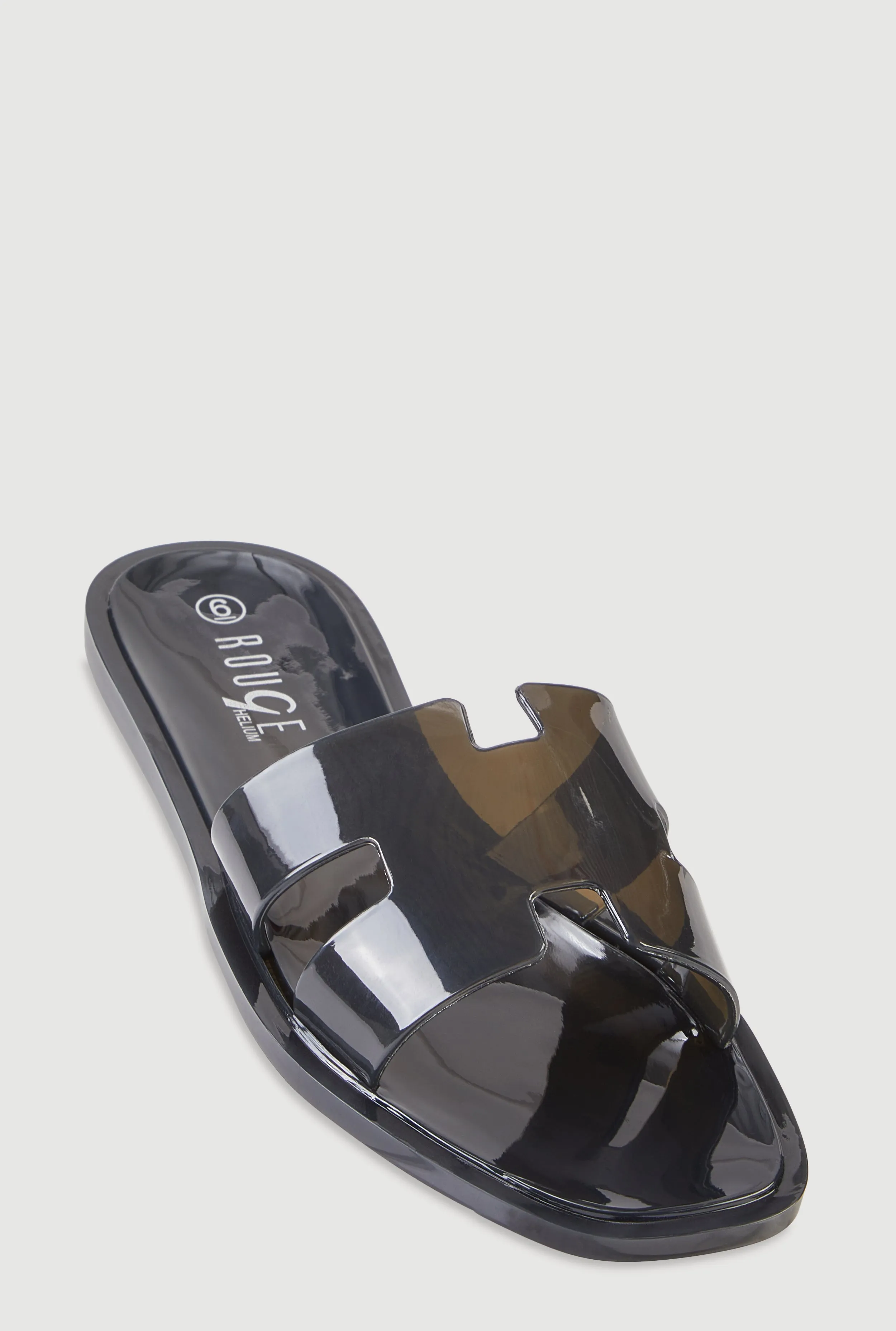 Jelly Cutout H Band Slide Sandals sold by Rainbow