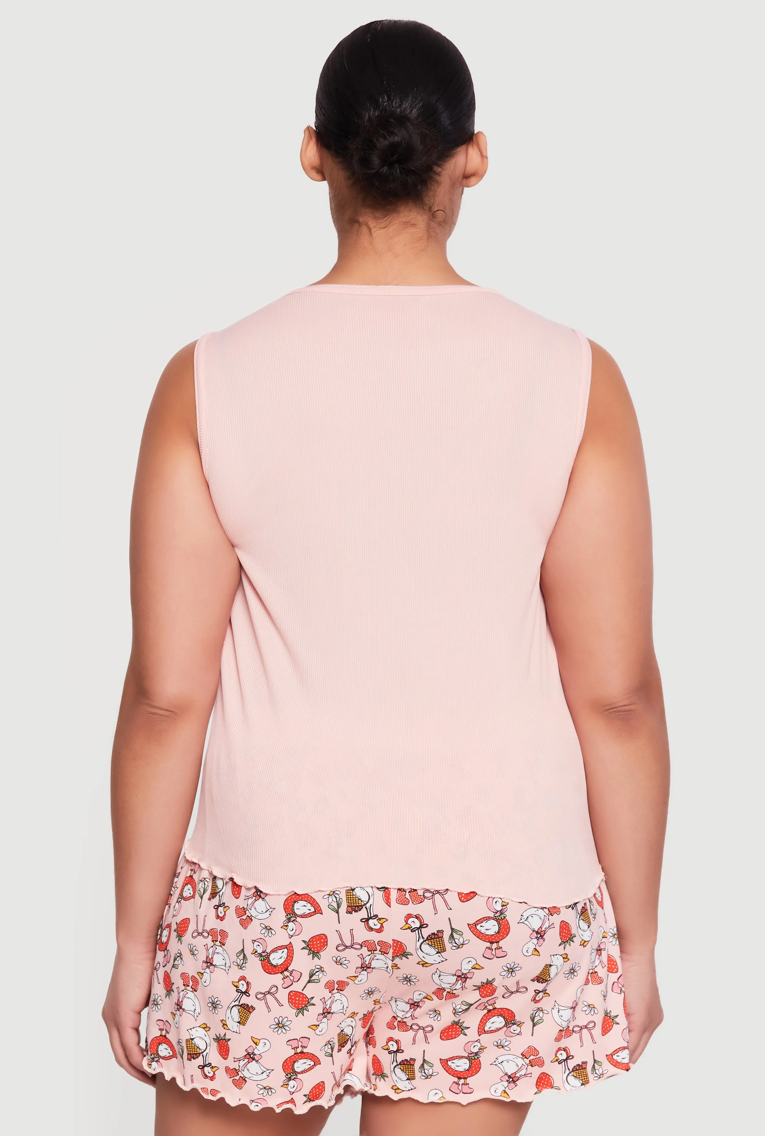 Plus Size Sweet and Sassy Graphic Pajama Top and Shorts sold by Rainbow product image thumbnail 2