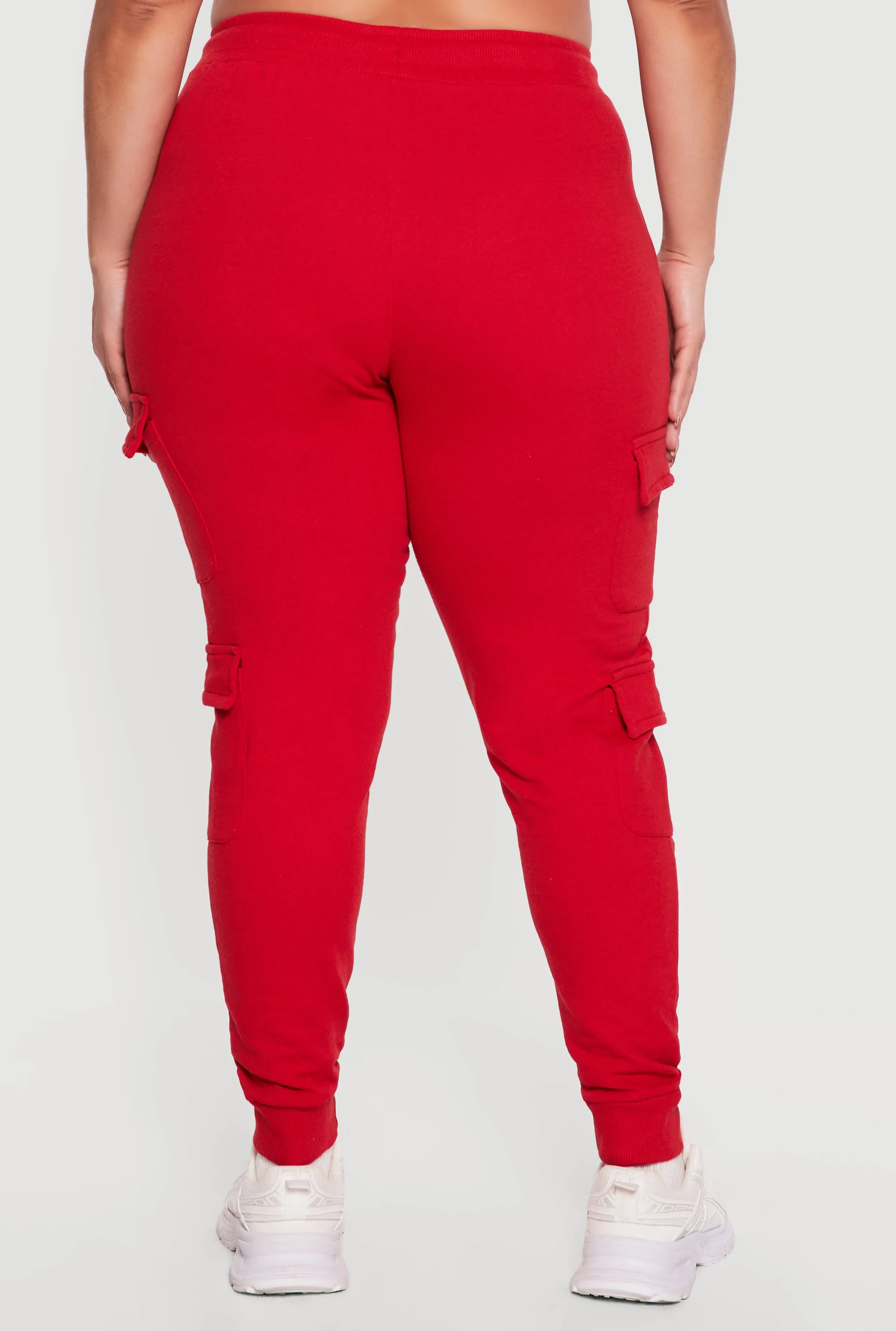 Plus Size High Drawstring Waist Cargo Joggers sold by Rainbow product image thumbnail 5