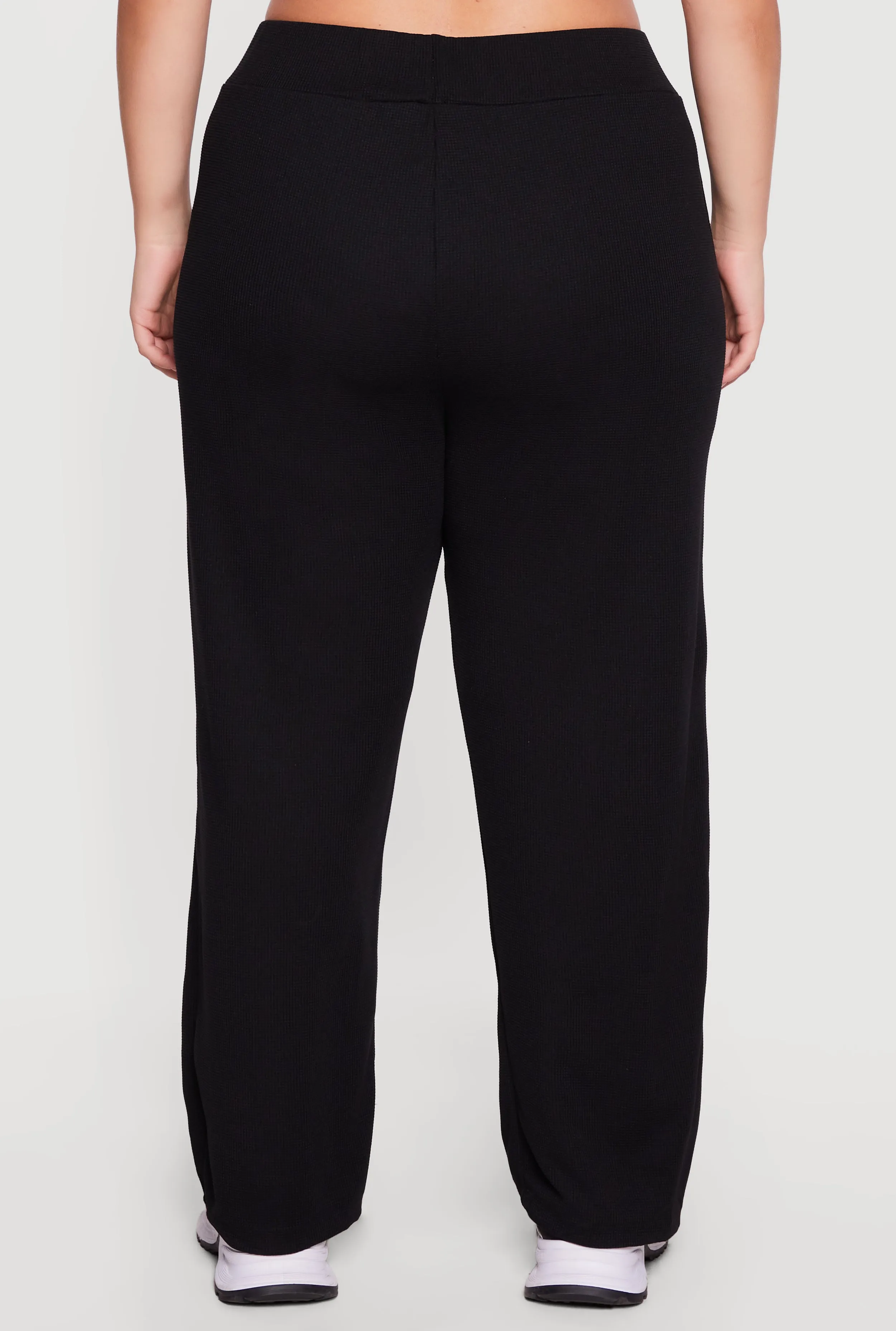 Plus Size Wide Leg Textured Knit Pants sold by Rainbow product image thumbnail 5