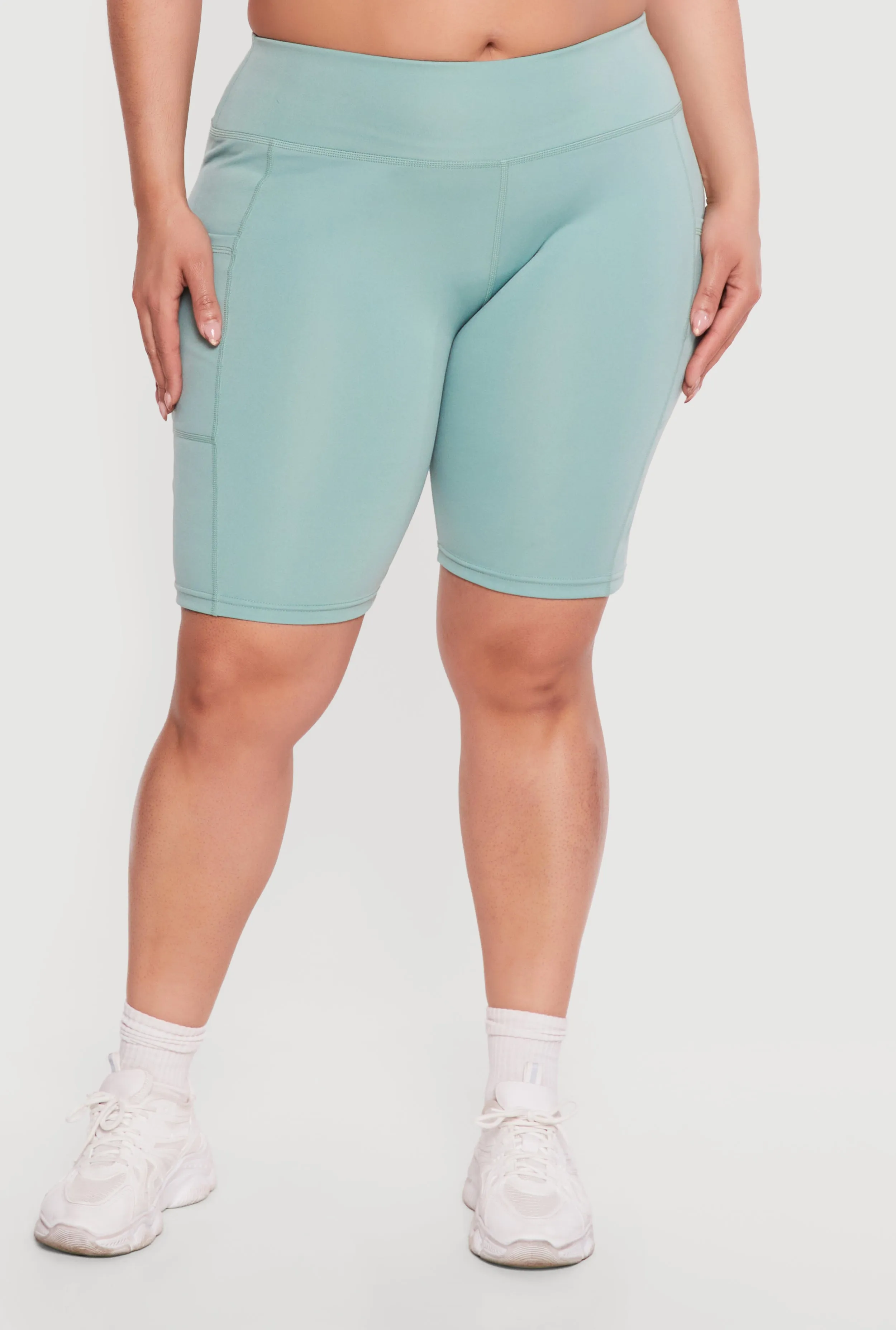 Plus Size Side Pocket Bike Shorts sold by Rainbow product image thumbnail 3