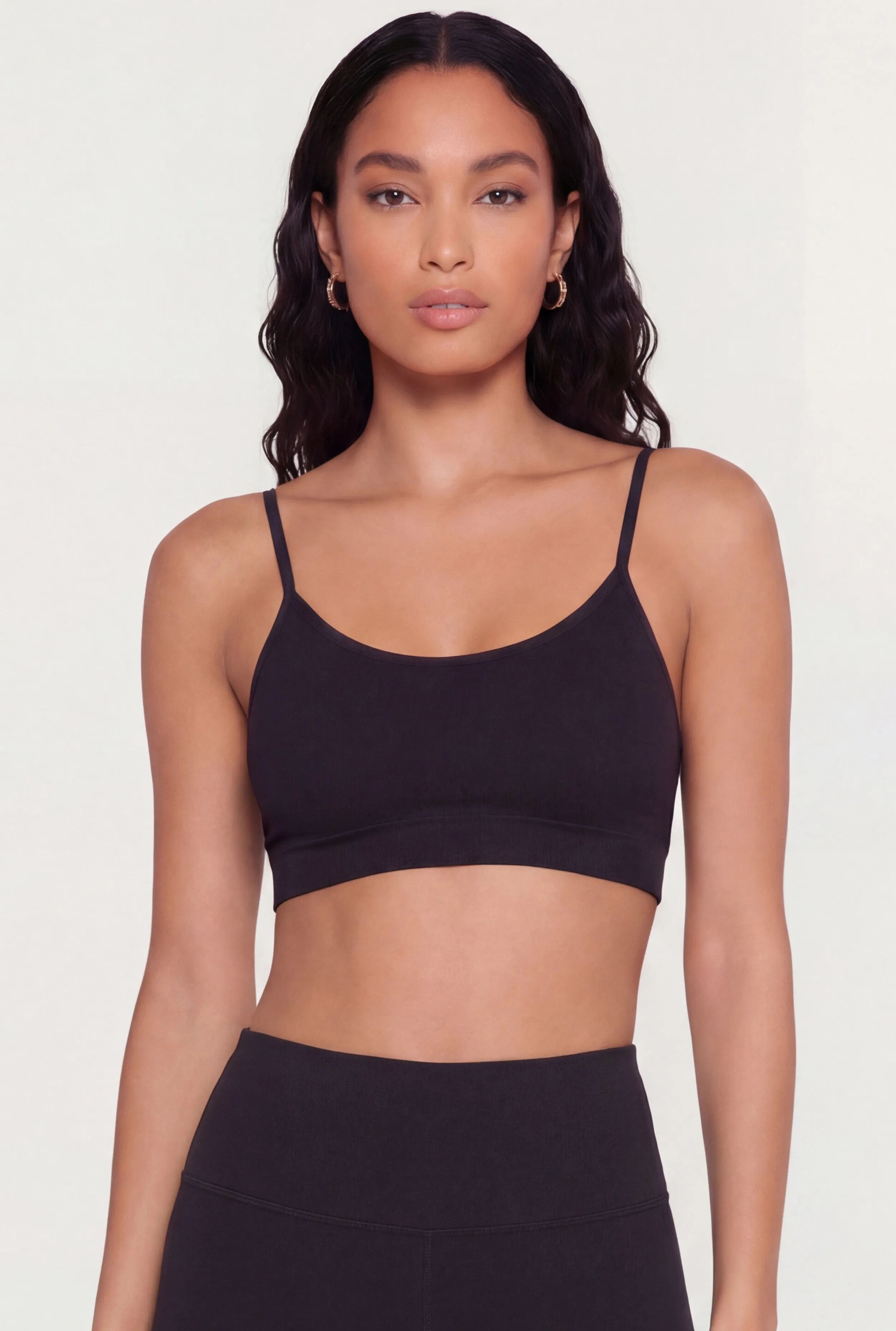 Seamless Ribbed Knit Padded Sports Bra sold by Rainbow