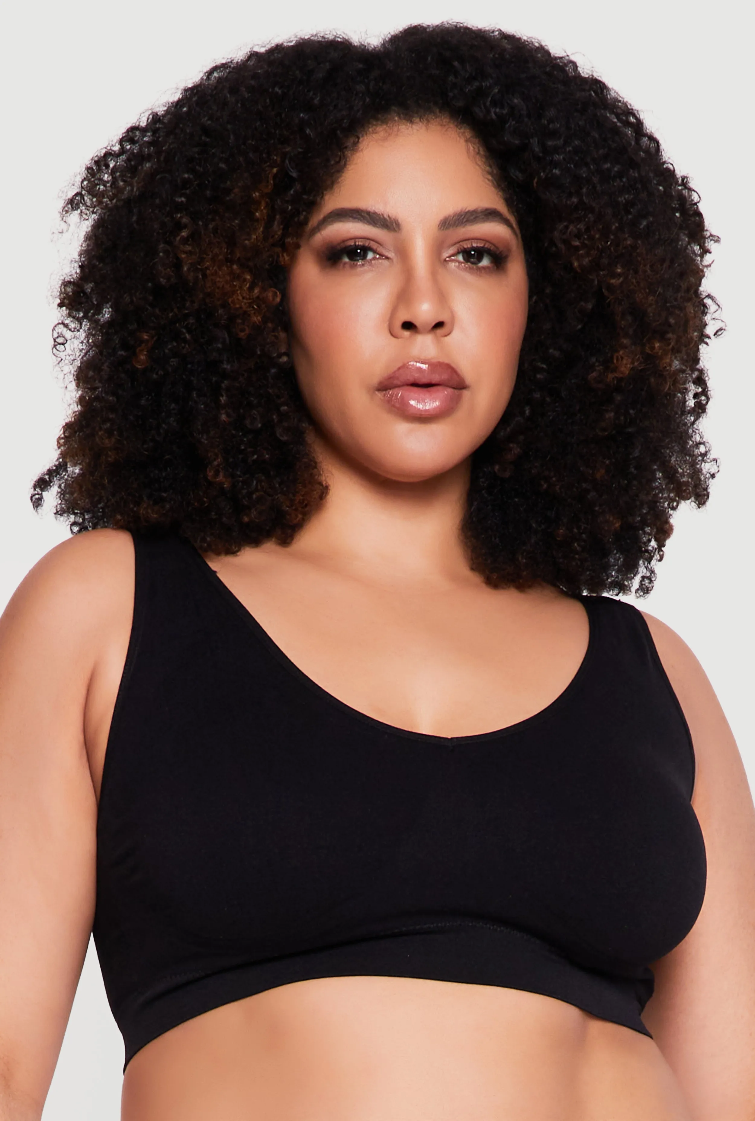 Plus Size Seamless Sports Bra sold by Rainbow