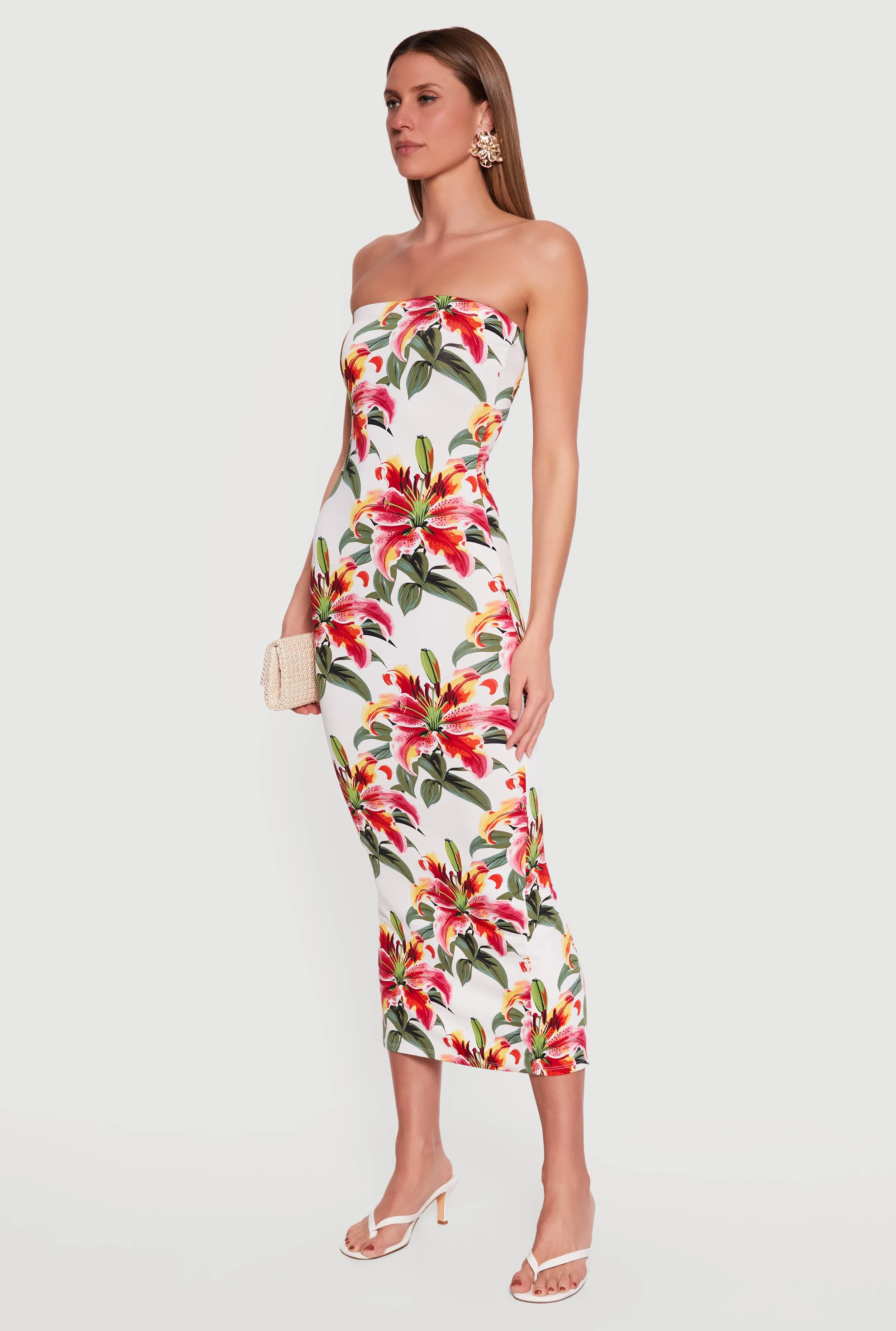 Floral Tube Maxi Dress sold by Rainbow product image thumbnail 2