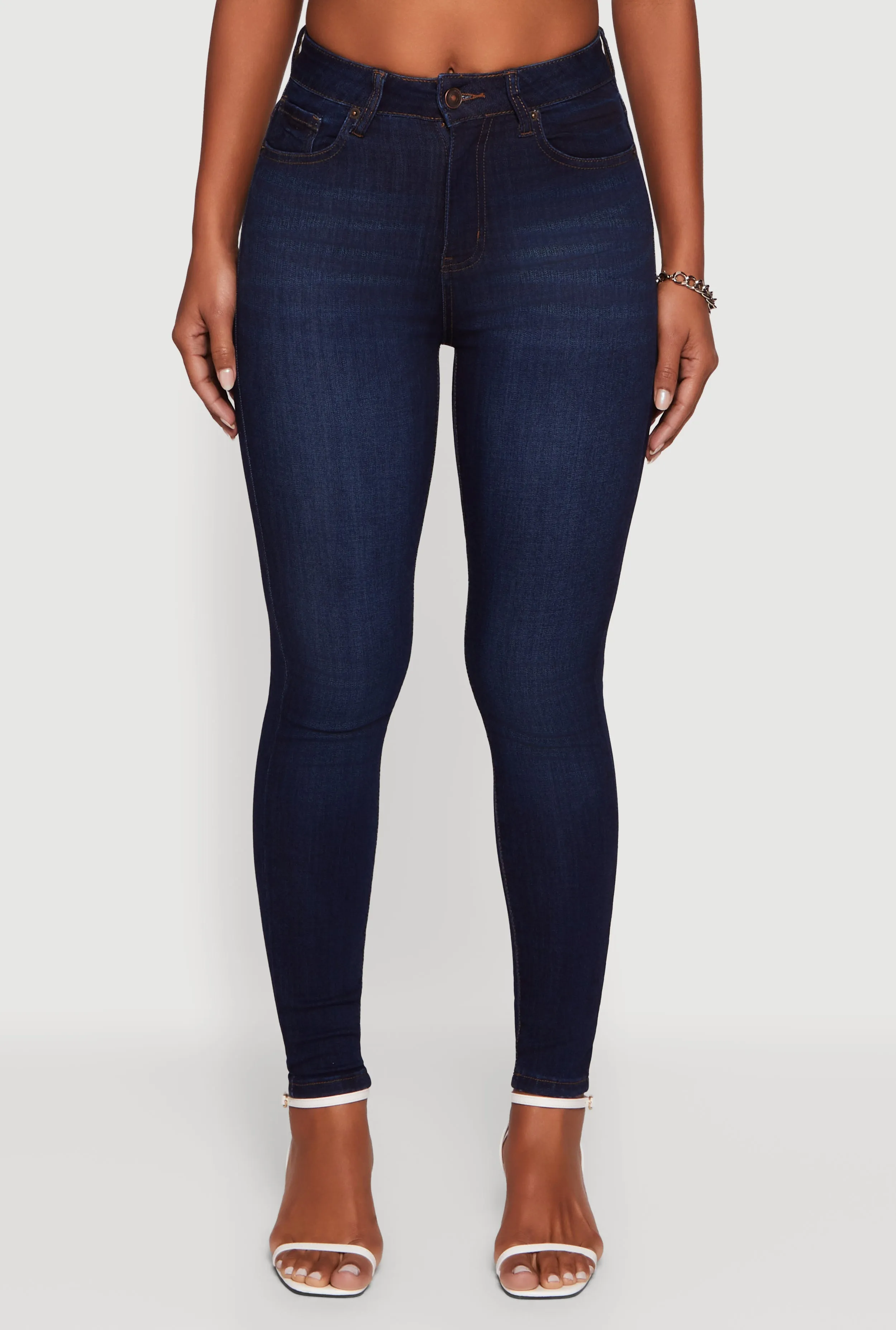 WAX High Waist Whiskered Skinny Jeans sold by Rainbow product image thumbnail 5