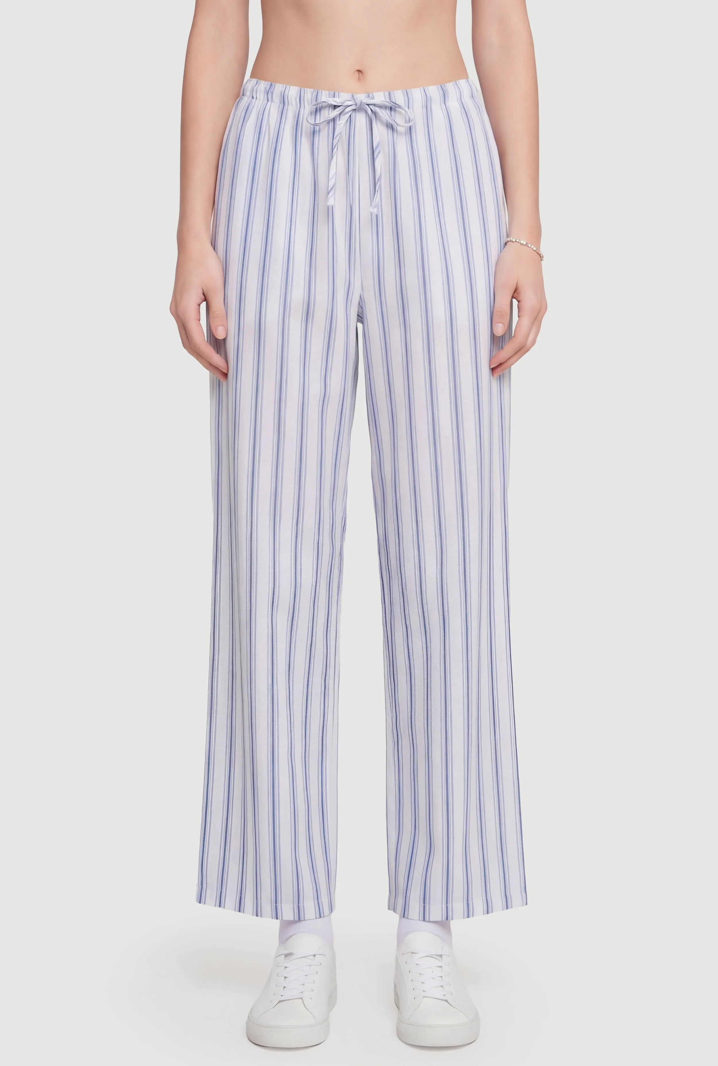 Striped Drawstring Straight Leg Pants sold by Rainbow product image thumbnail 3