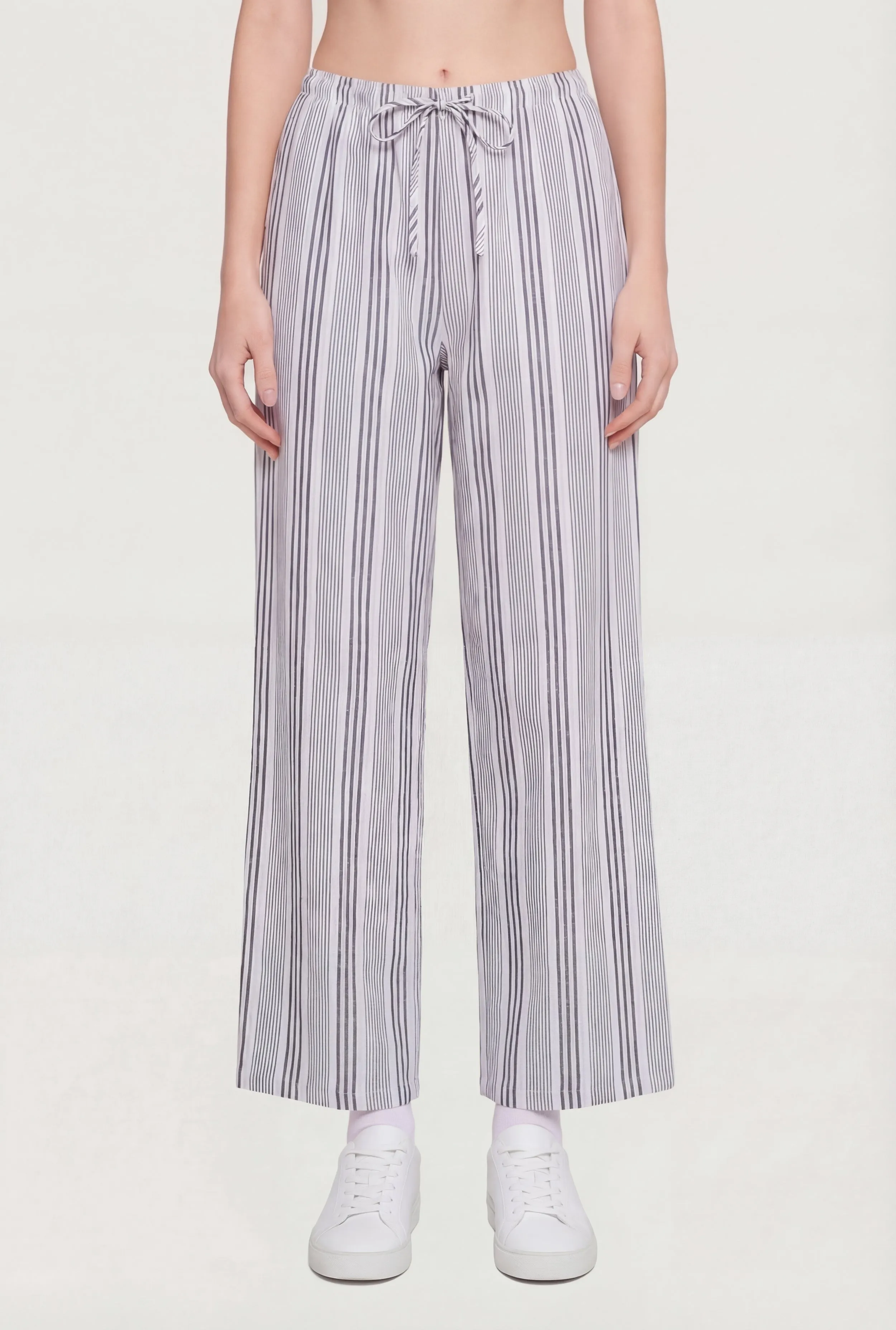 Striped Drawstring Straight Leg Pants sold by Rainbow product image thumbnail 3